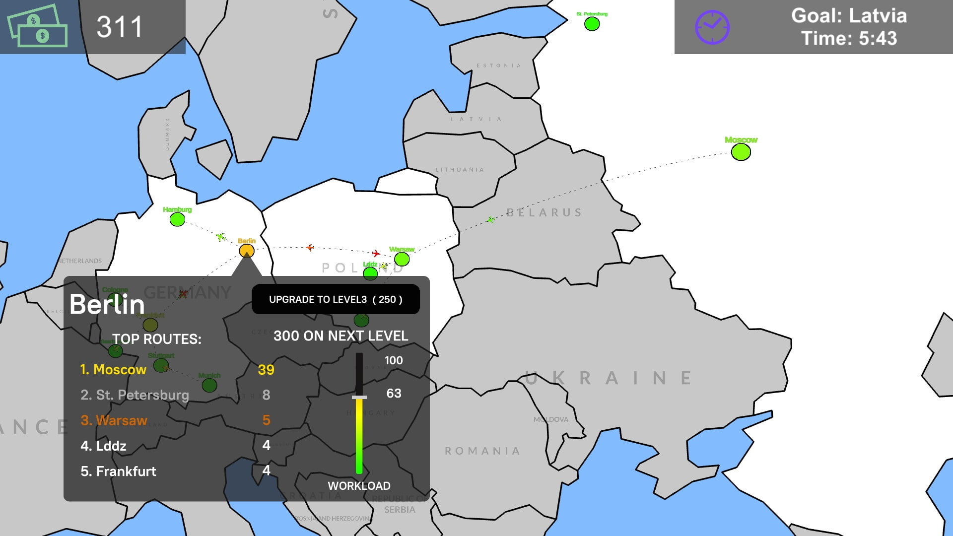 How we made the Fly Corp transport strategy and got 87% positive feedback on Steam - My, Steam, Development of, Gamedev, Unity, Инди, Airplane, The airport, Стратегия, Transport, GIF, Longpost, Fly Corp