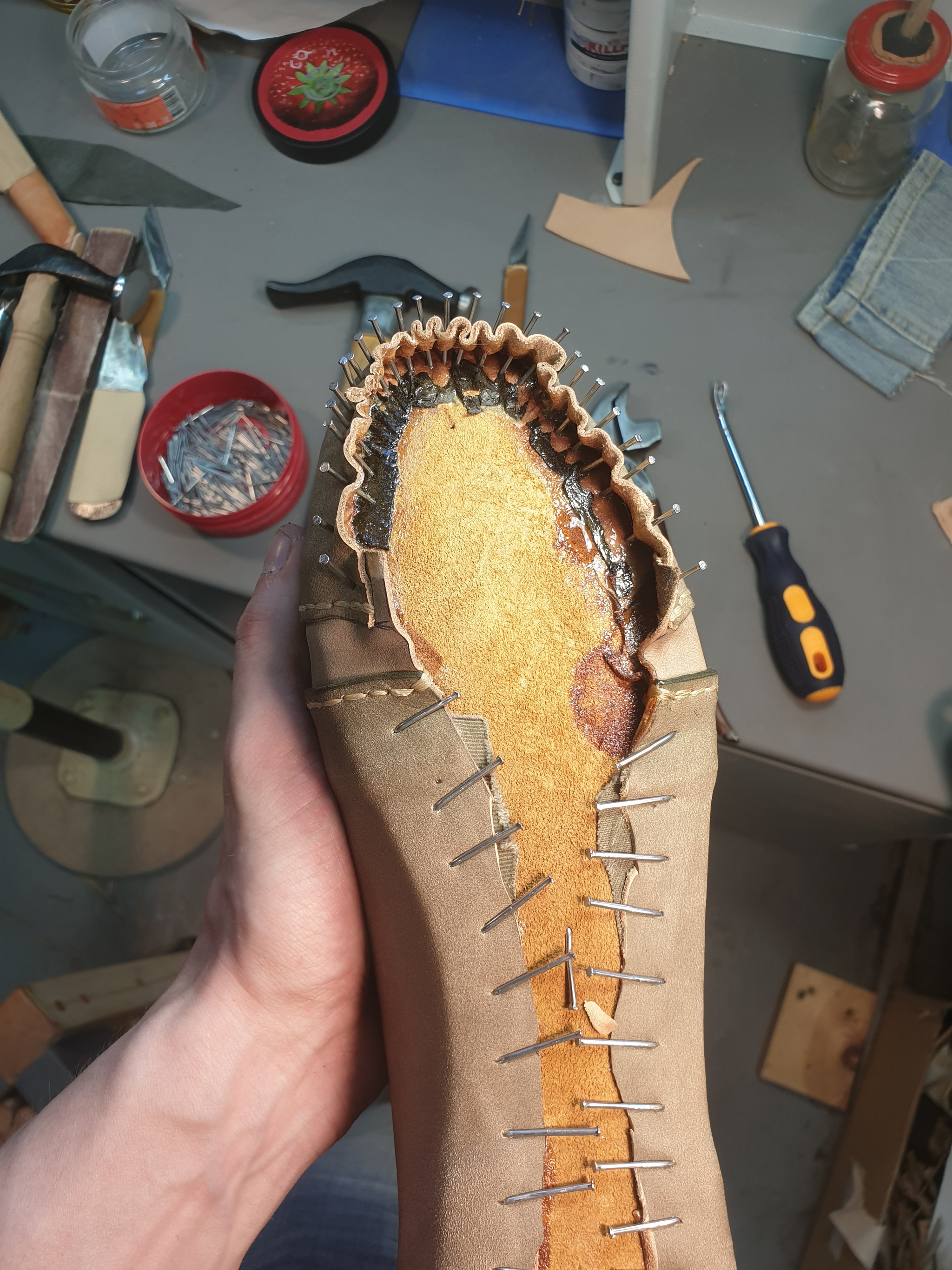 How I Became an Apprentice to a Shoemaker - My, Leather products, Needlework with process, Handmade, Hobby, Longpost