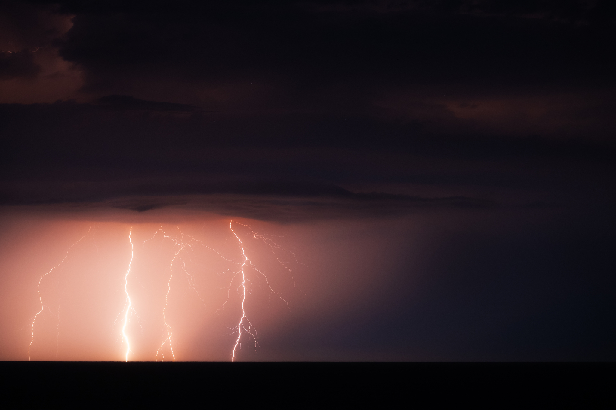 Element - My, Landscape, Crimea, Black Sea, Thunderstorm, Lightning, Longpost