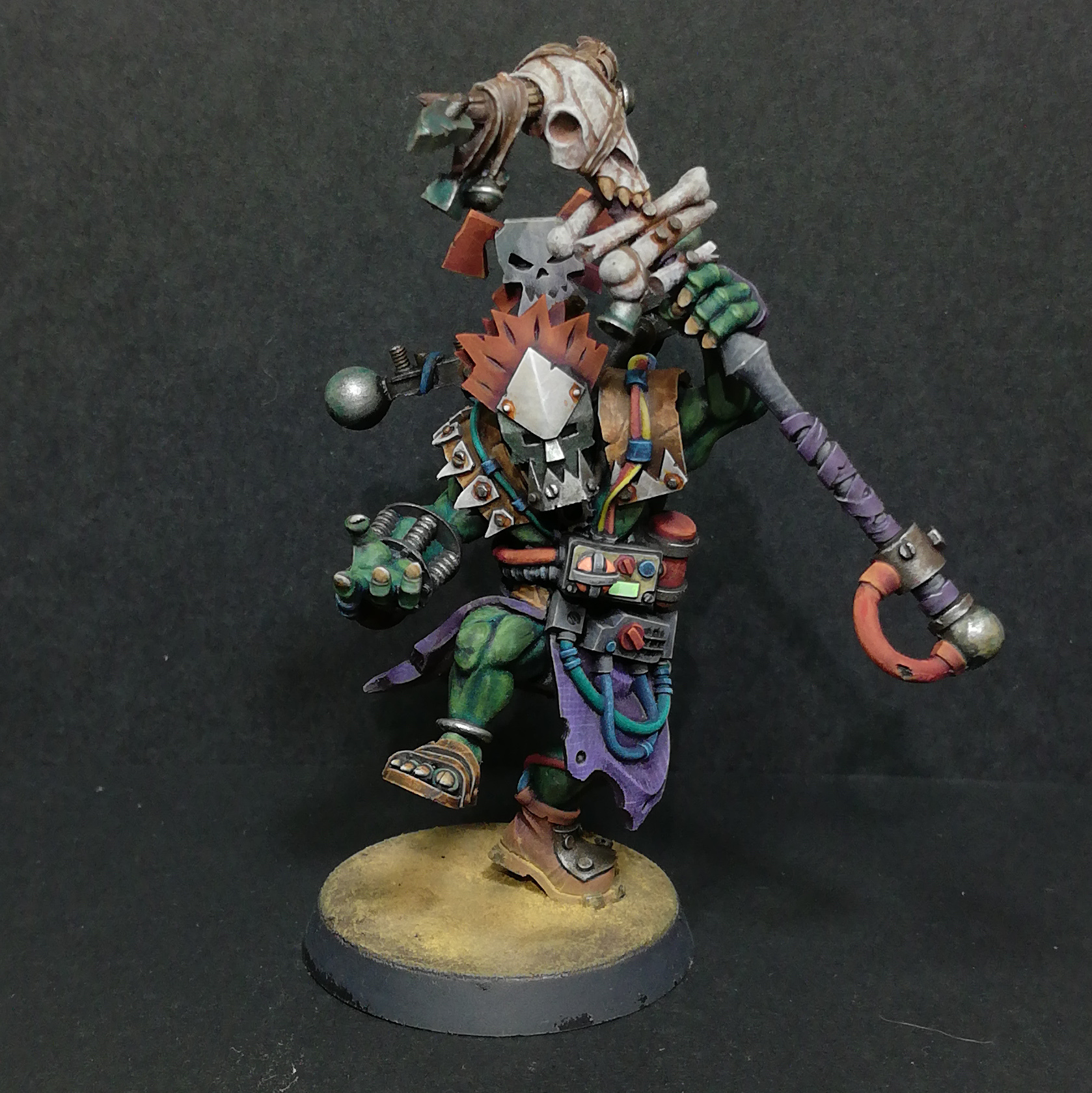 Tekk-Szhaman - My, Wh miniatures, Warhammer 40k, Painting miniatures, Hobby, Orcs, Wh painting, Longpost