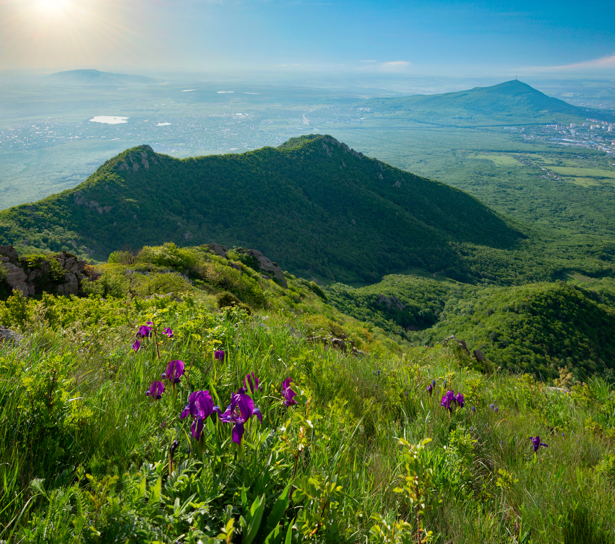 iris morning - My, Landscape, Nature, Beshtau, The photo, Caucasian Mineral Waters, The mountains