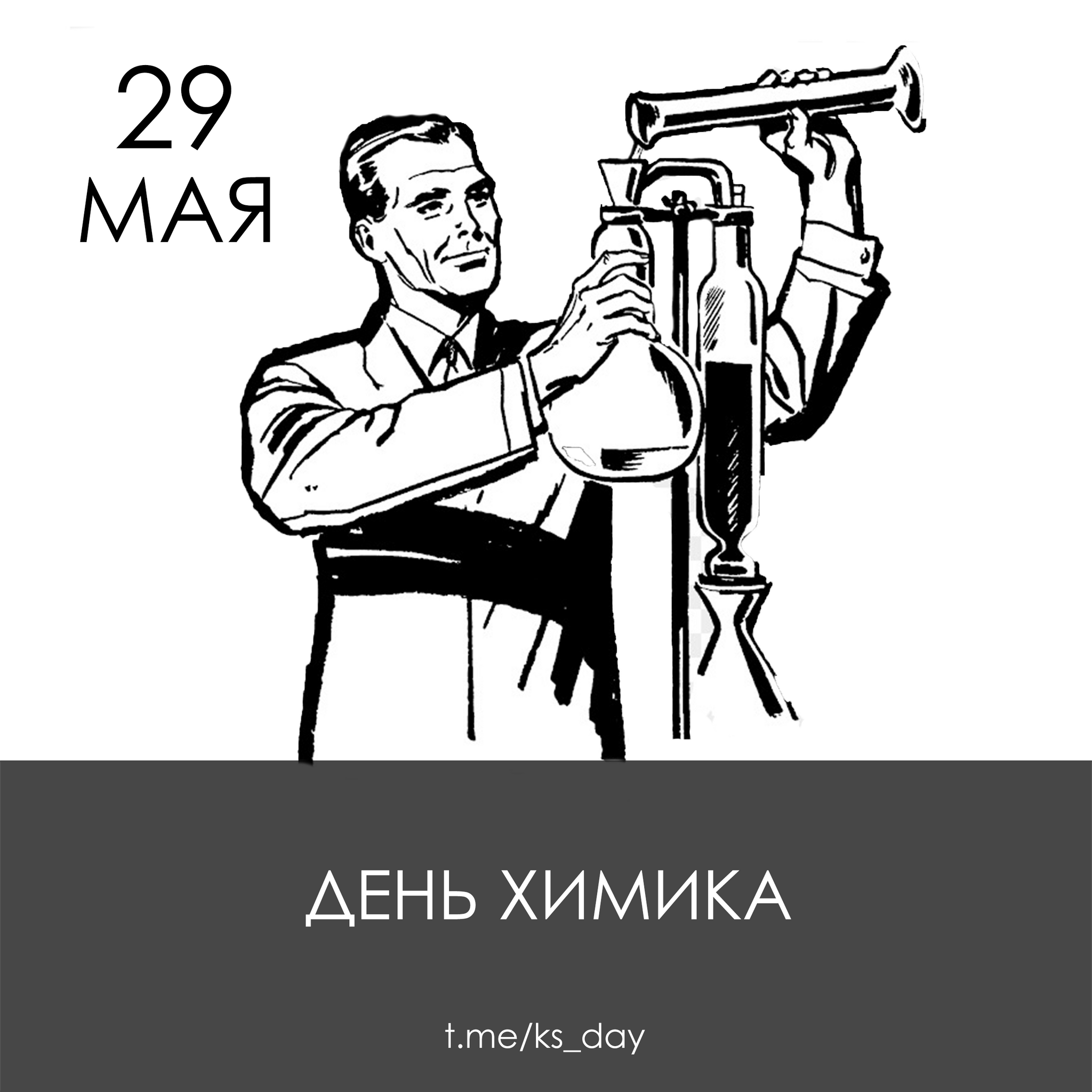 May 29 - Chemist's Day - My, Events, The calendar, Picture with text, Day, Chemist's Day