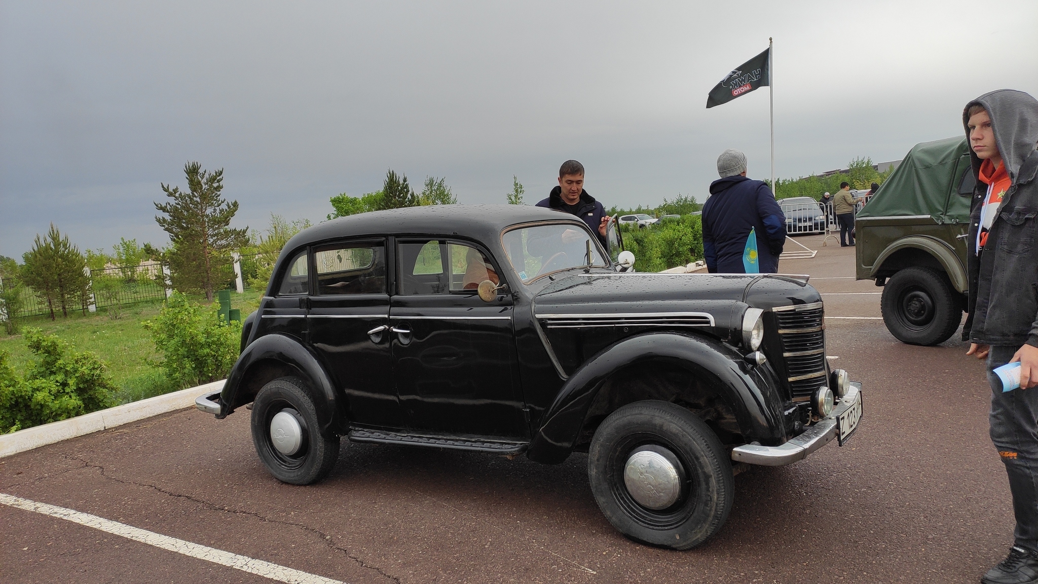 Astana (aka Nur-Sultan) opened the motorcycle season and even the bad weather could not spoil the mood! - My, Moto, Retrotechnics, Longpost, Kazakhstan