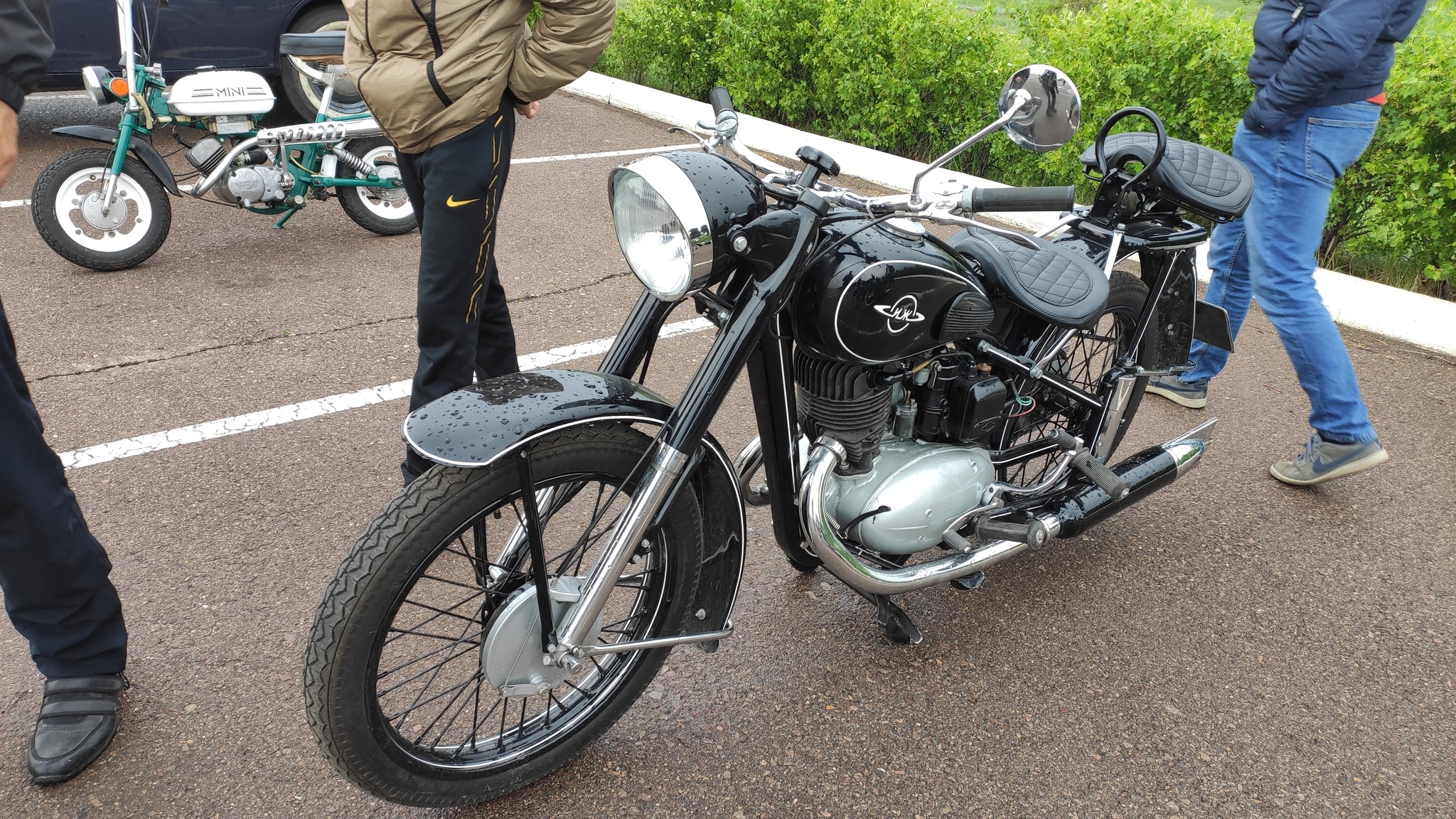 Astana (aka Nur-Sultan) opened the motorcycle season and even the bad weather could not spoil the mood! - My, Moto, Retrotechnics, Longpost, Kazakhstan