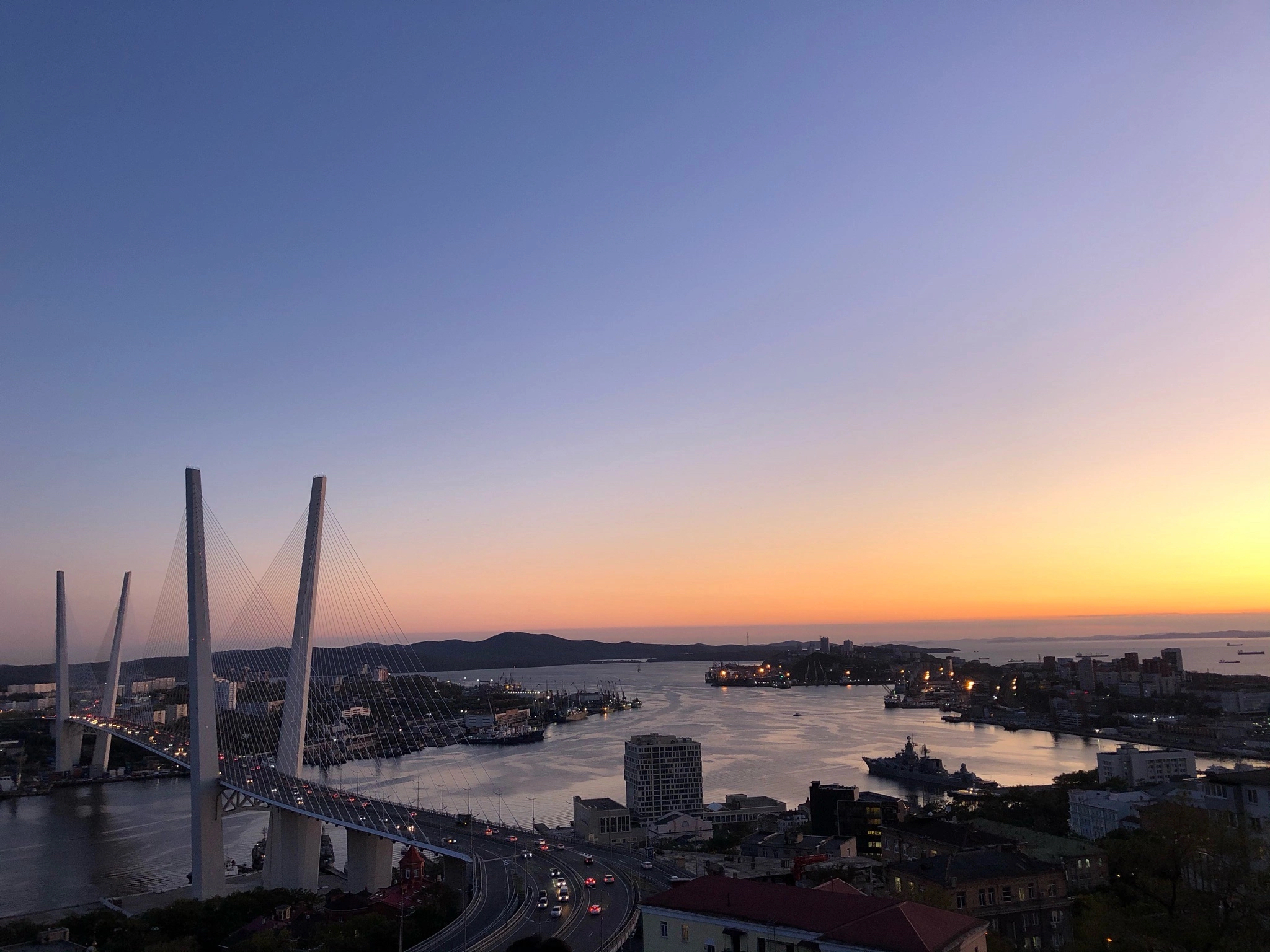 Primorskoe - My, Vladivostok, Primorsky Krai, Sunset, Longpost, The photo