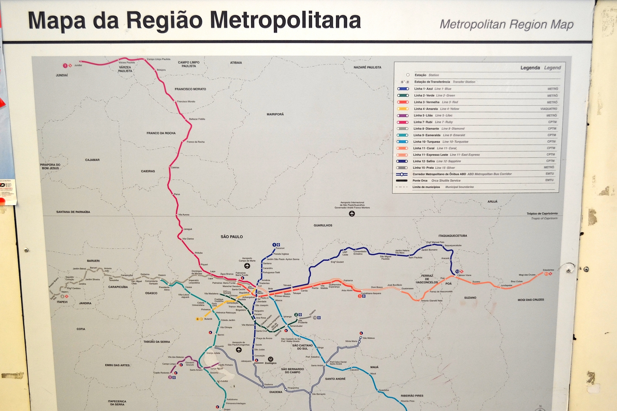 Metropolitan of Sao Paulo. Brazil - My, Travels, Brazil, Town, Public transport, Railway, Metro, South America, Sao Paulo, Drive, Transport, Туристы, The photo, Longpost