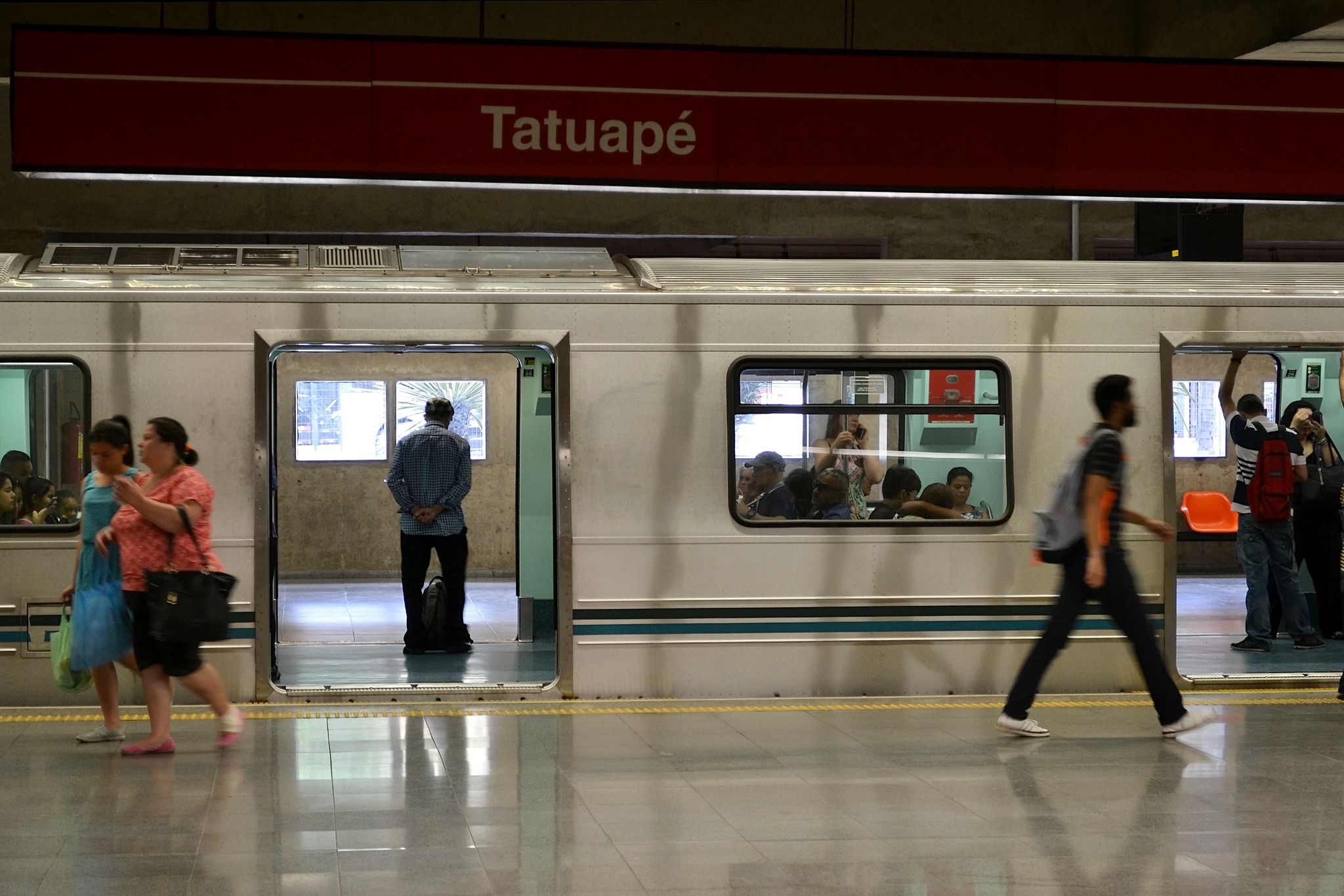 Metropolitan of Sao Paulo. Brazil - My, Travels, Brazil, Town, Public transport, Railway, Metro, South America, Sao Paulo, Drive, Transport, Туристы, The photo, Longpost