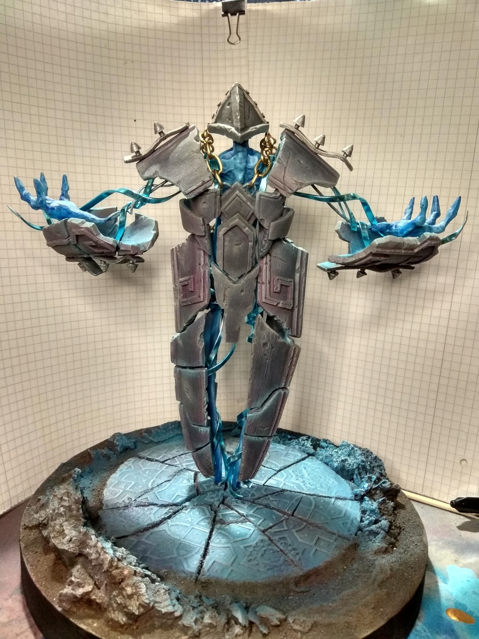 Xerath - Моё, Полимерная глина, Лепка, Авторская игрушка, League of Legends, Xerath, Фигурки, Крафт, Арт, Game Art, Длиннопост