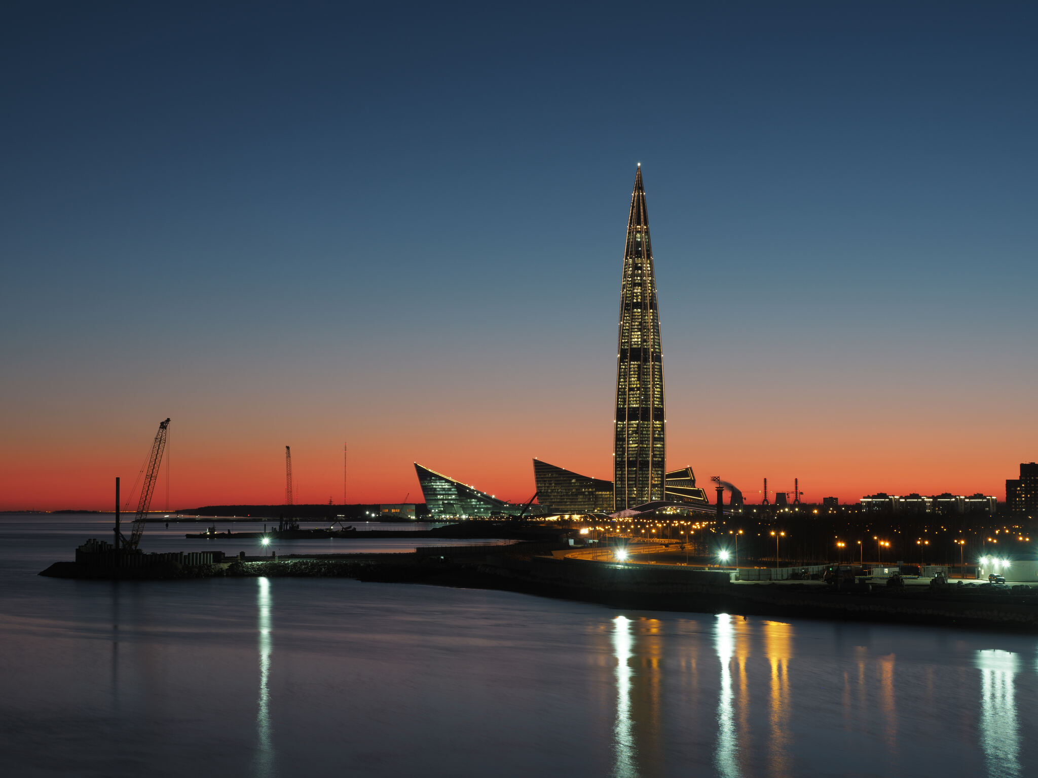 Sunset in Saint Petersburg - My, Cityscape, Saint Petersburg, The national geographic, Russia, Olympus, Sigma, Sunset