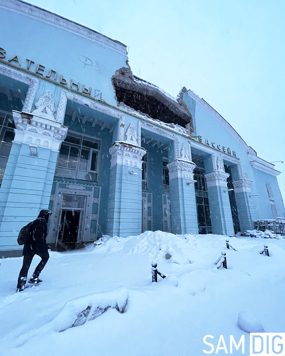 The oldest indoor pool in Moscow, which will remain in memories - My, Abandoned, Travel across Russia, Made in USSR, Moscow, CSKA, Swimming pool, Urbanphoto, Urbanfact, Architecture, the USSR, Longpost