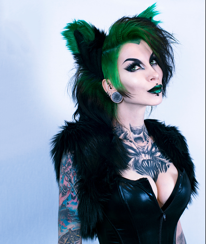 Razor Candi - Girls, Goths, Informals, Girl with tattoo, The photo, Models, Longpost