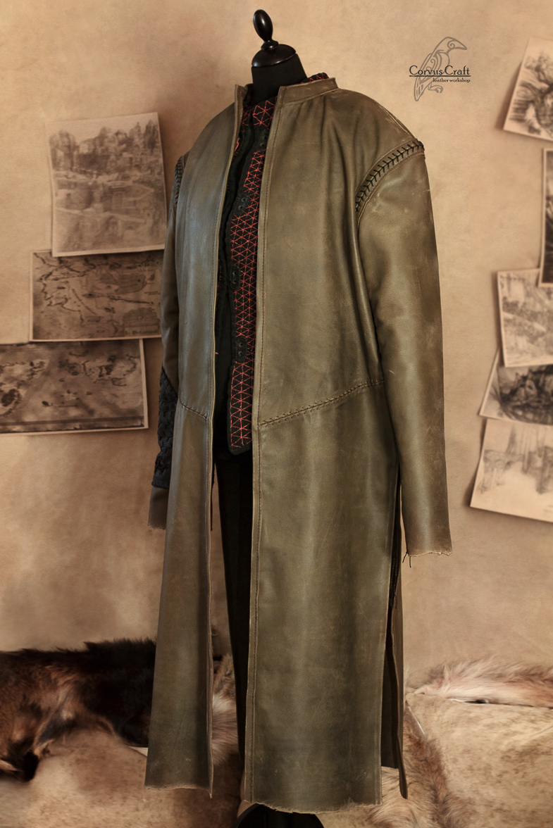 Cloak of Aragorn - My, Longpost, , Creation, Handmade, Leather products, Needlework without process, Lord of the Rings
