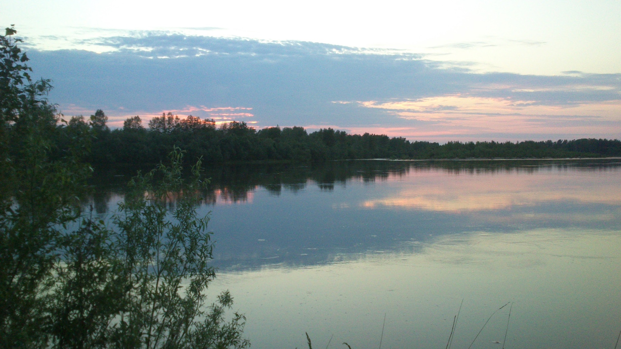 Sunset - Sunset, The photo, Nature, Achinsk, River