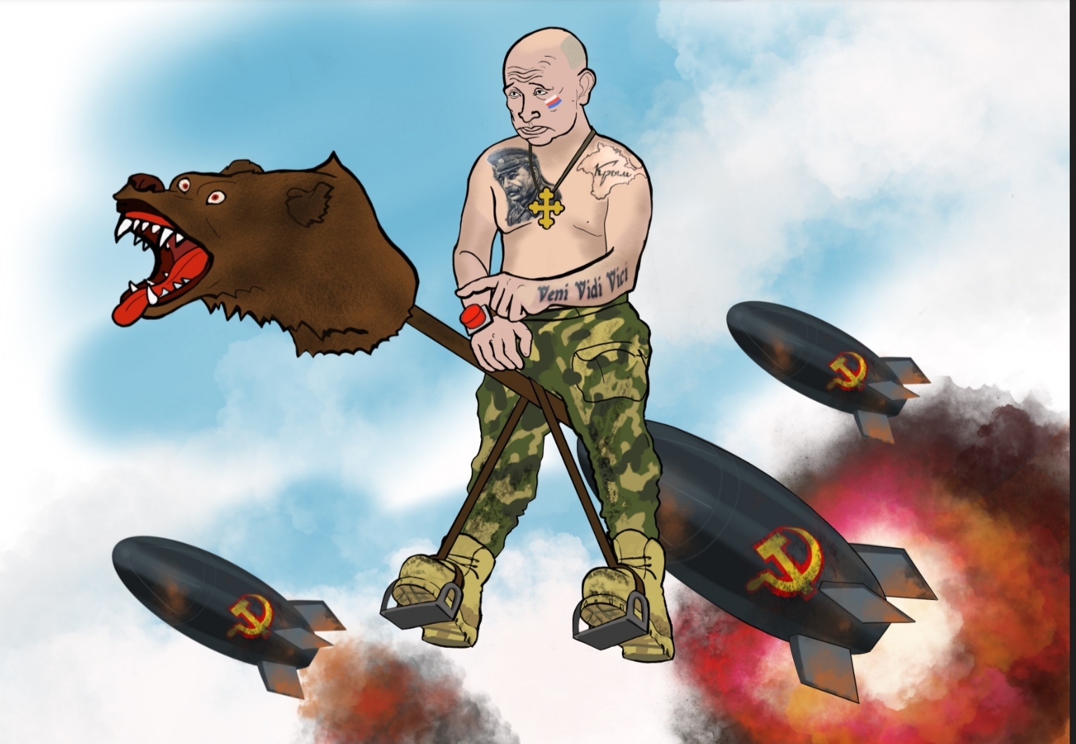 C-stereotype maximus - Politics, Vladimir Putin, Special operation, Political satire, Nuclear weapon, Longpost