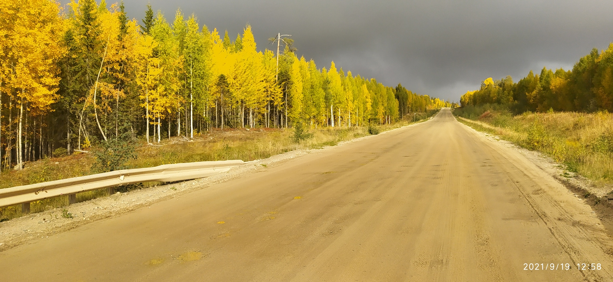 Primer New Vasyuki - Arkhangelsk. - My, Autumn, The photo, Photo on sneaker