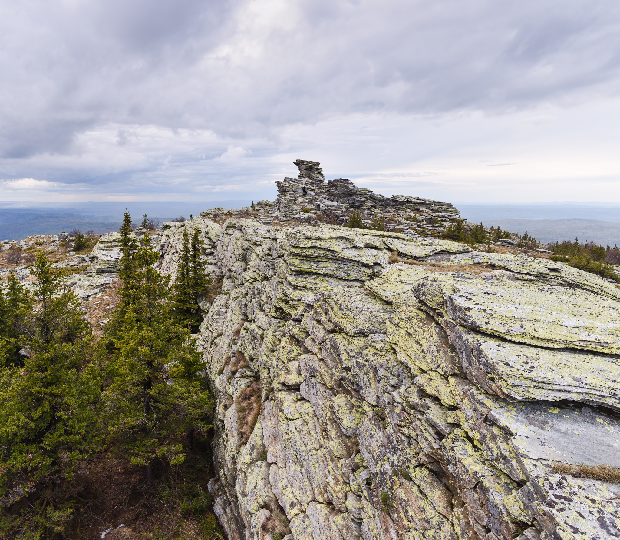 Chr. Urenga - My, Nature, Landscape, Nikon d3400, The mountains, Ch60, Ural, Southern Urals, beauty of nature, The nature of Russia, Ural mountains, Tree, Clouds, Sky, The rocks, The photo