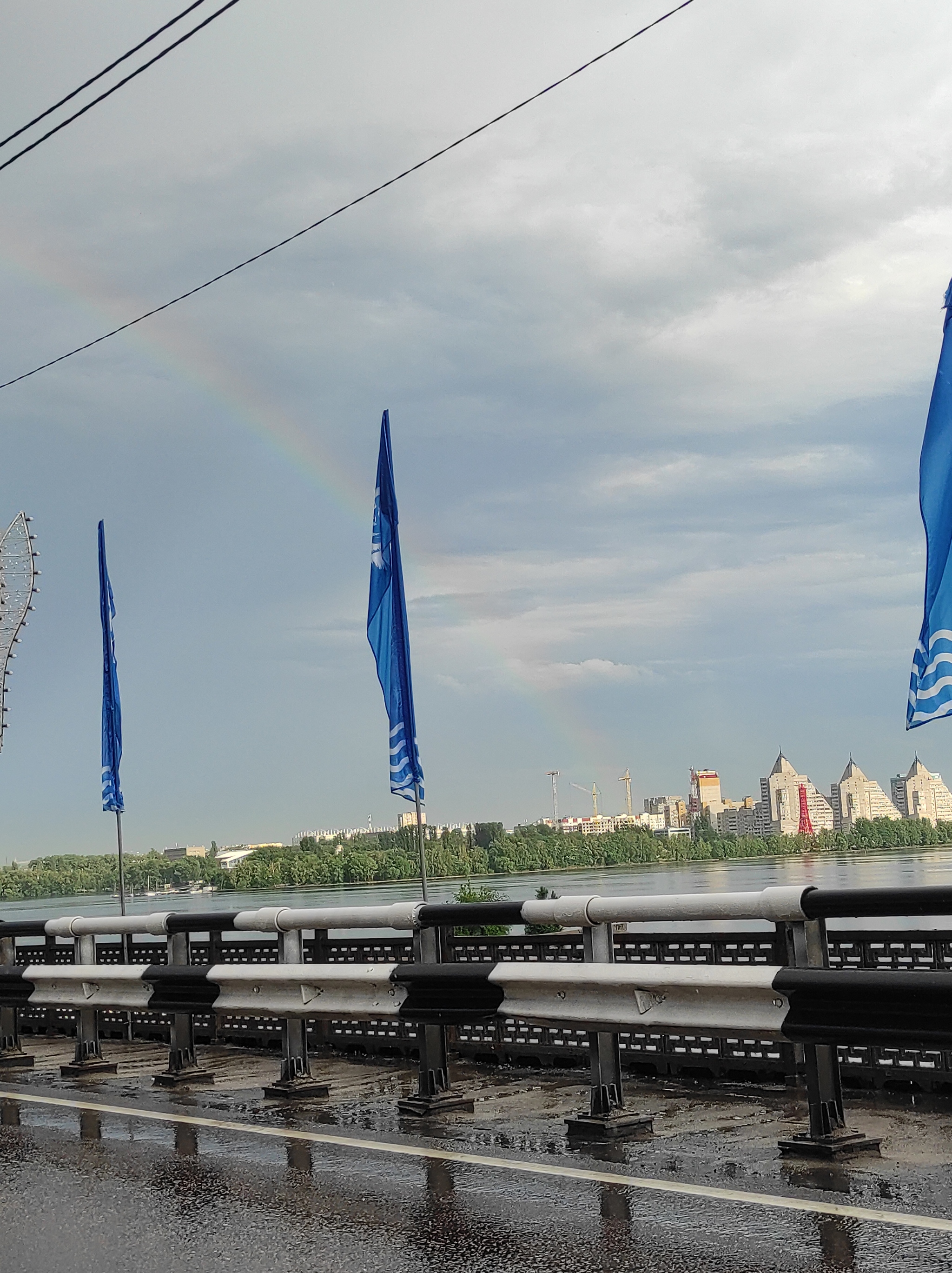 Rainbow - My, Rainbow, Voronezh, Sky