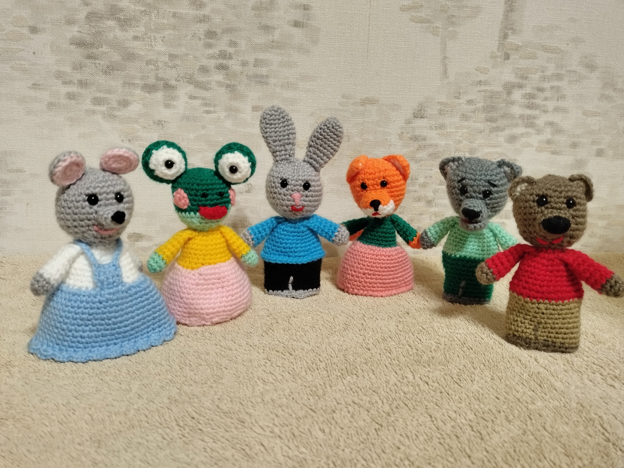 Puppet theater for kindergarten - My, Story, Characters (edit), Longpost, Needlework without process