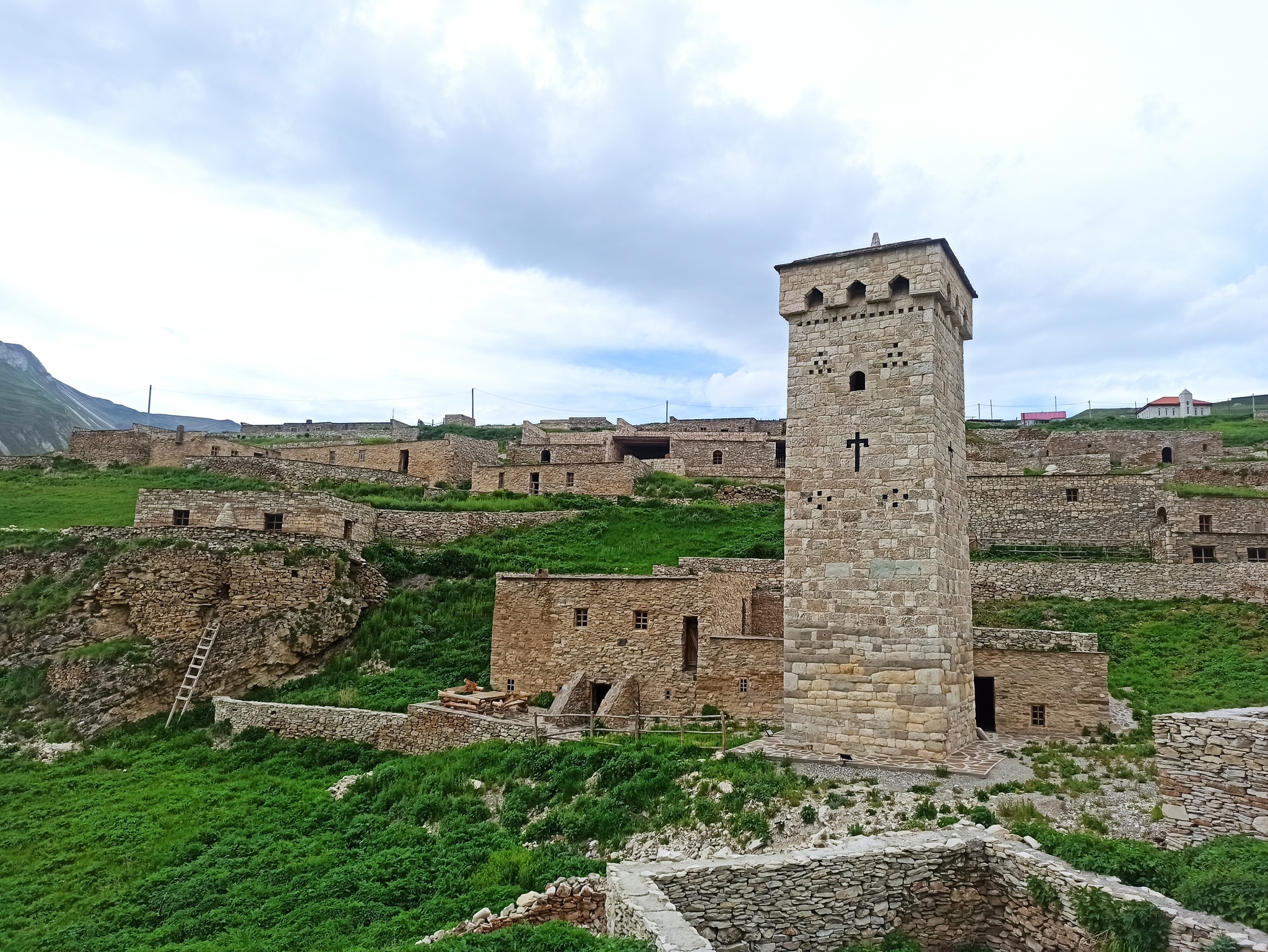 South, warm - My, Travel across Russia, Chechnya, Ingushetia, The mountains, Waterfall, Mosque, Longpost