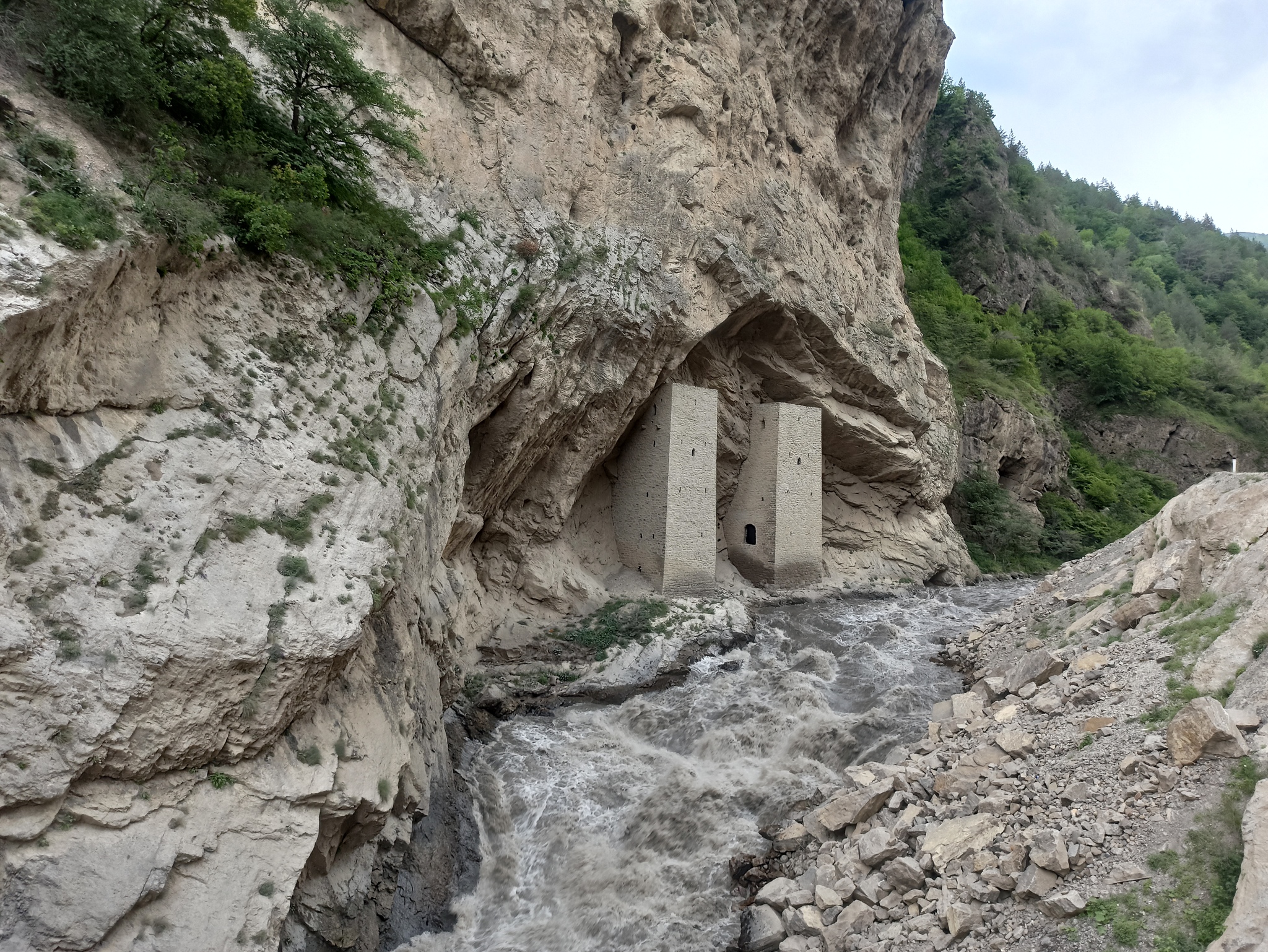 South, warm - My, Travel across Russia, Chechnya, Ingushetia, The mountains, Waterfall, Mosque, Longpost