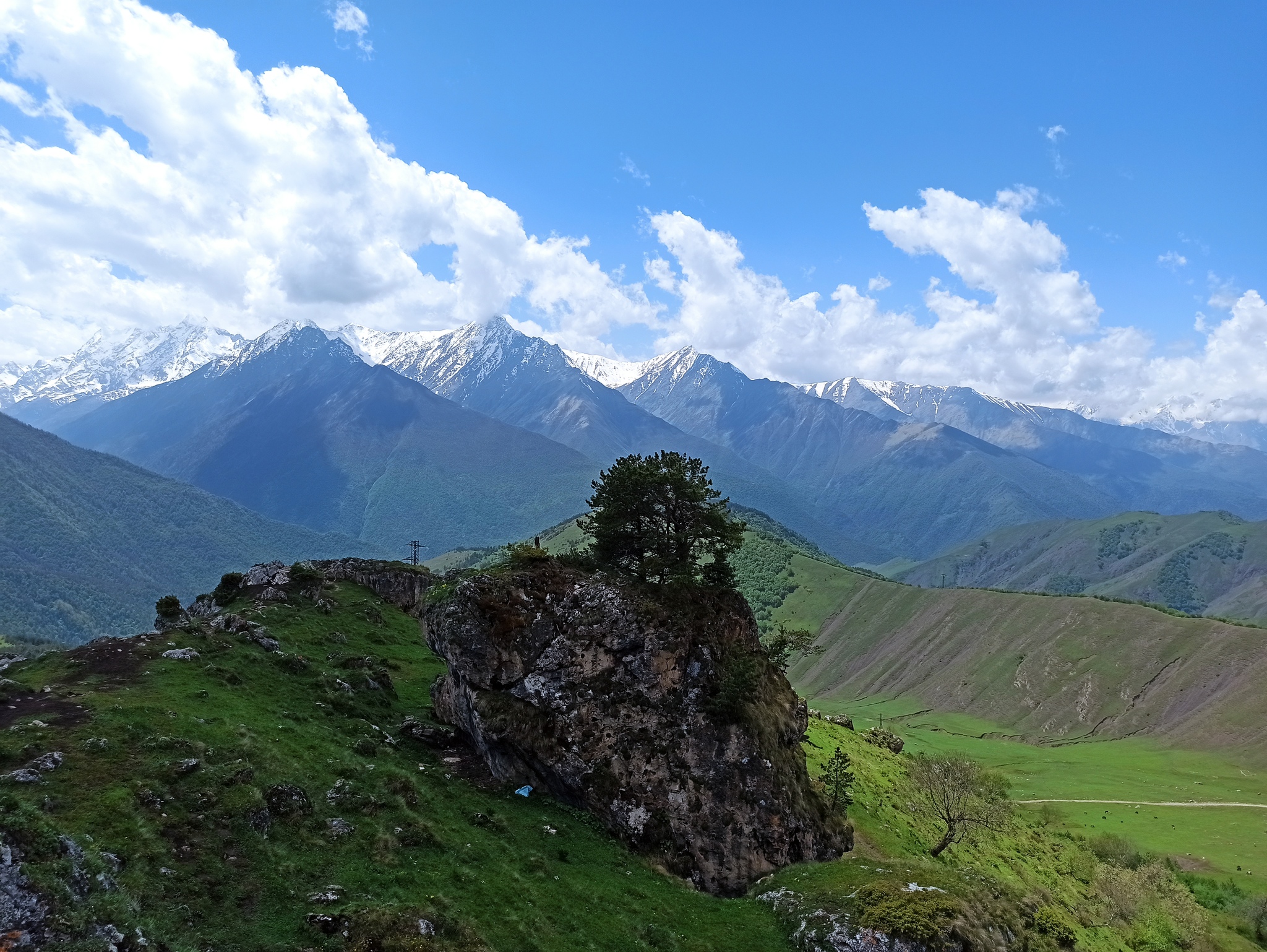 South, warm - My, Travel across Russia, Chechnya, Ingushetia, The mountains, Waterfall, Mosque, Longpost