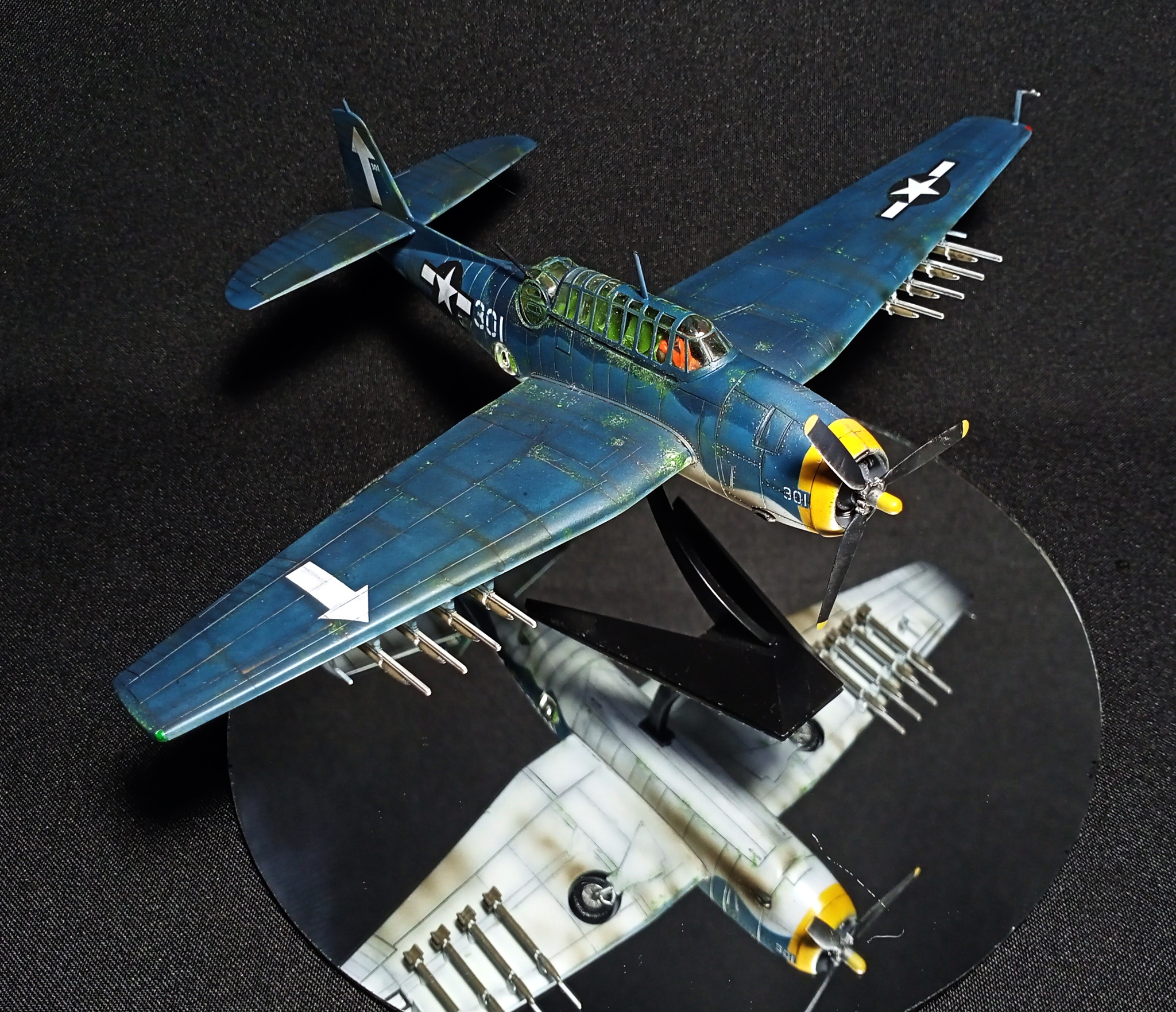 Avenger, but not from Marvell. - Scale model, Collection, Collecting, USA, Carrier-based aviation, Bomber, Torpedo bomber, Avengers, Video, Longpost, The Second World War, Airplane, Story, Aviation, Needlework without process, With your own hands, Miniature, Hobby, Aircraft modeling, Prefabricated model, Stand modeling, Modeling, My