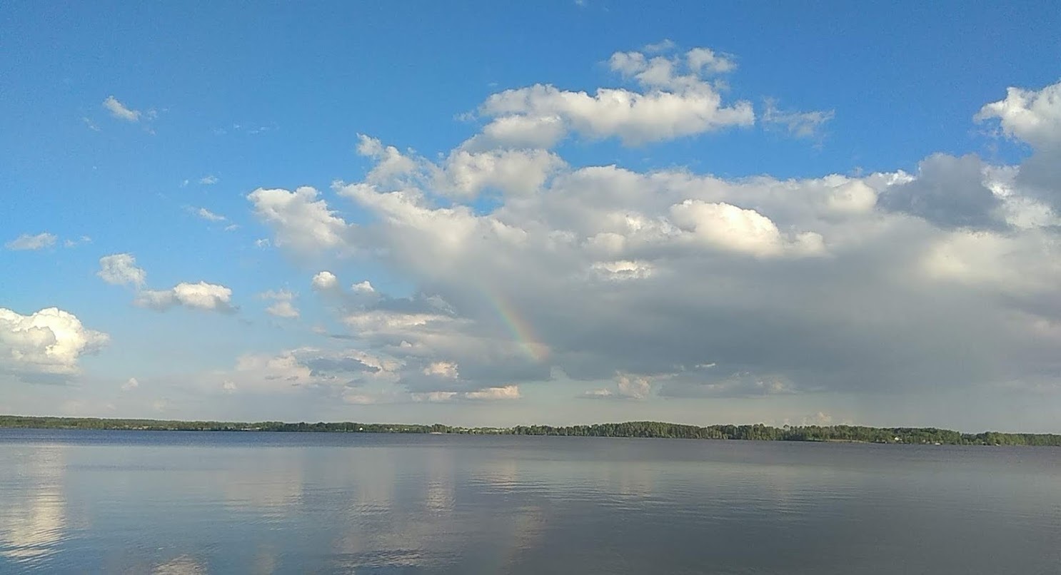 A photo. Maybe someone is interested - My, The photo, Nature, River, Clouds, Longpost