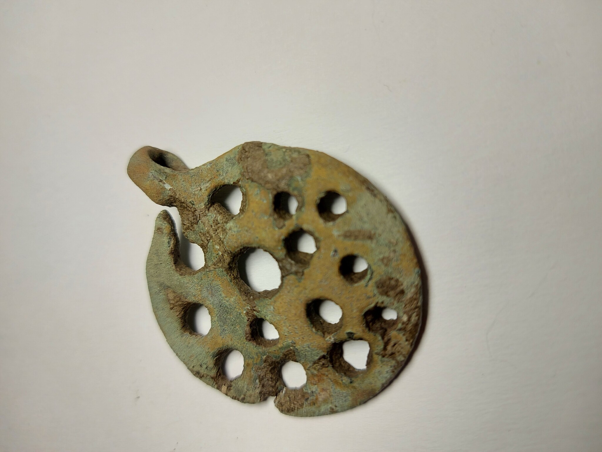 Help identify the find - My, Find, Archeology, Medallion, Bronze, Longpost