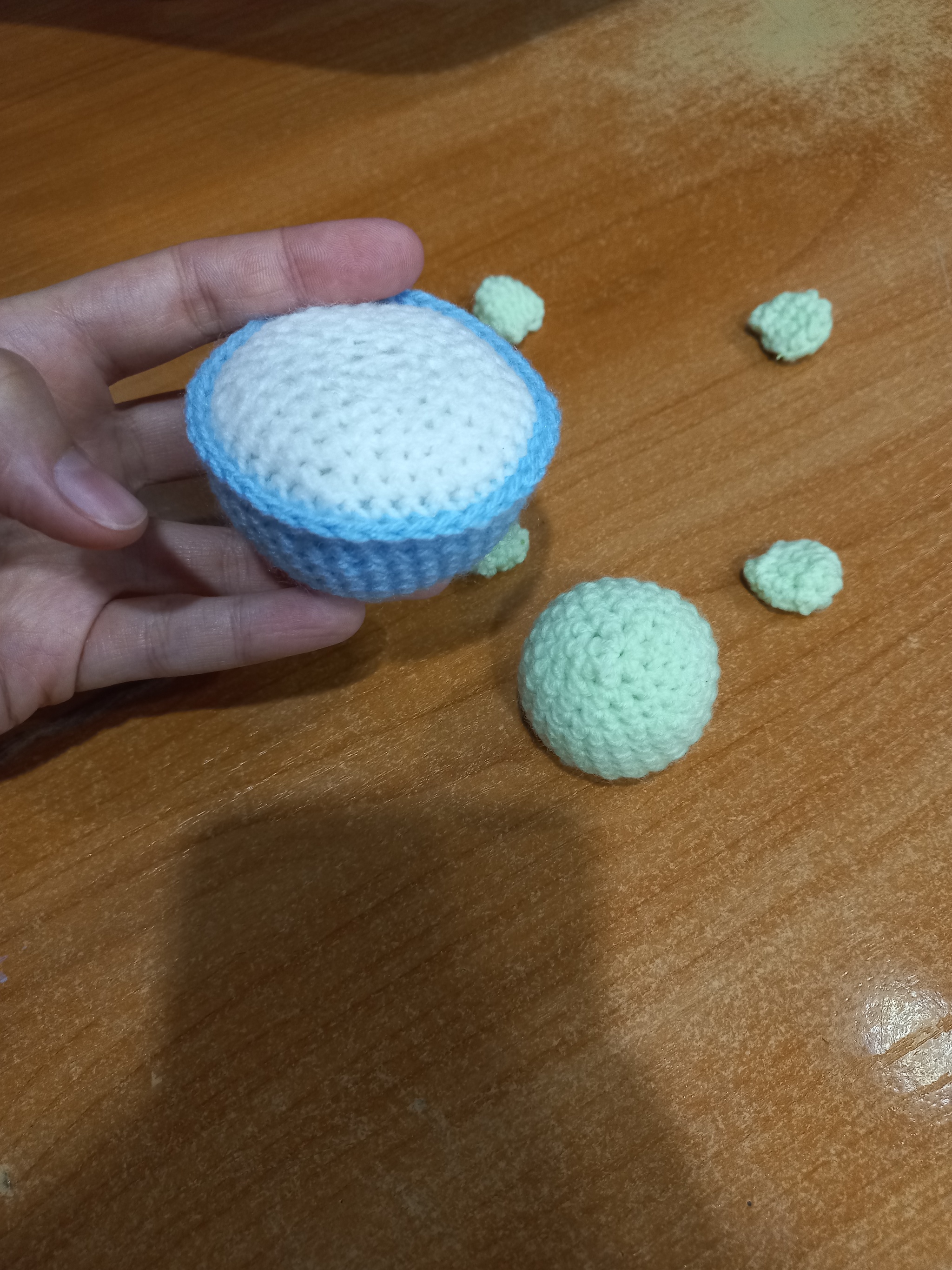 The process of creating a knitted turtle - My, Knitting, Amigurumi, Crochet, Knitted toys