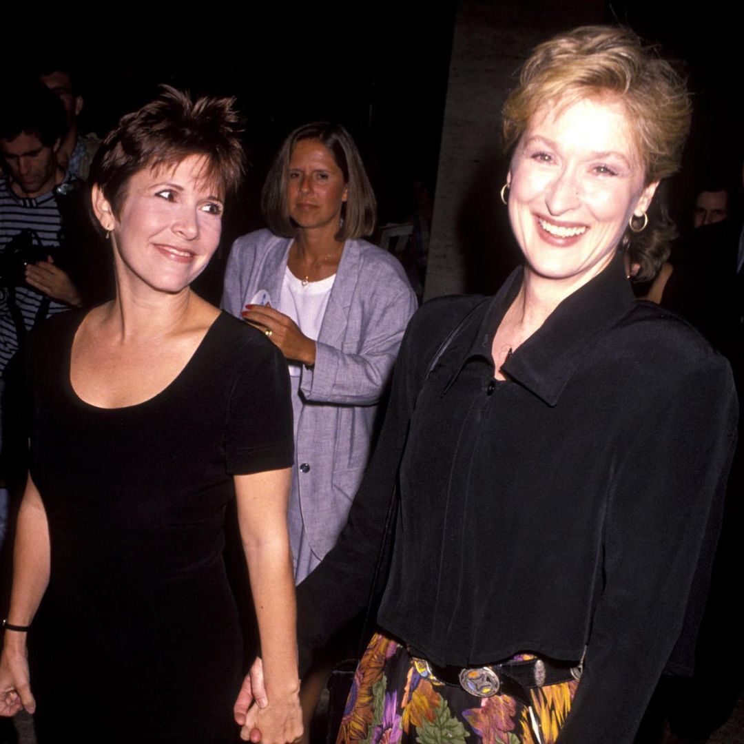Premiere of the film Postcards from the edge of the abyss, September 10, 1990 - Actors and actresses, Celebrities, Meryl Streep, Carrie Fisher, Meg Ryan, Movies, Hollywood, Dennis Quaid, Sharon Stone, James Woods, Longpost