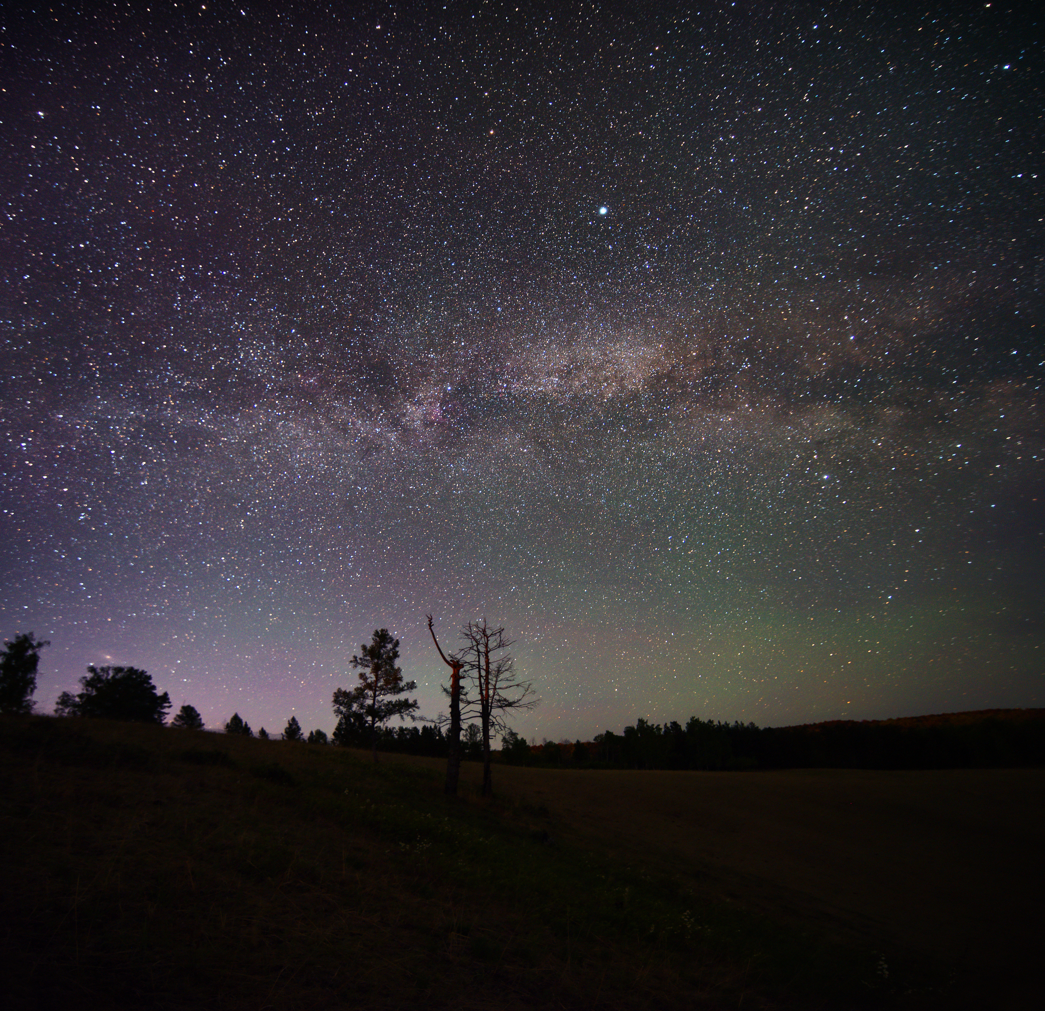 Milky Way in May - My, Stars, Astrophoto, Milky Way, Planet, Sky