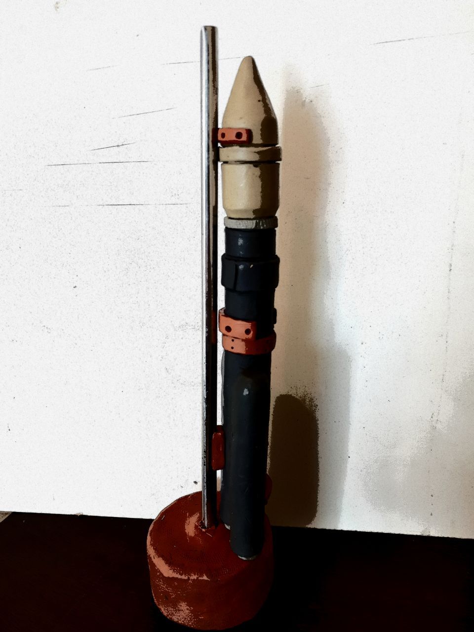 Hello friends! Medium rocket Nebo-1, for launching communication satellites ... - My, Sculptural plasticine, Rocket launch, Space is simple, 3D modeling, Longpost