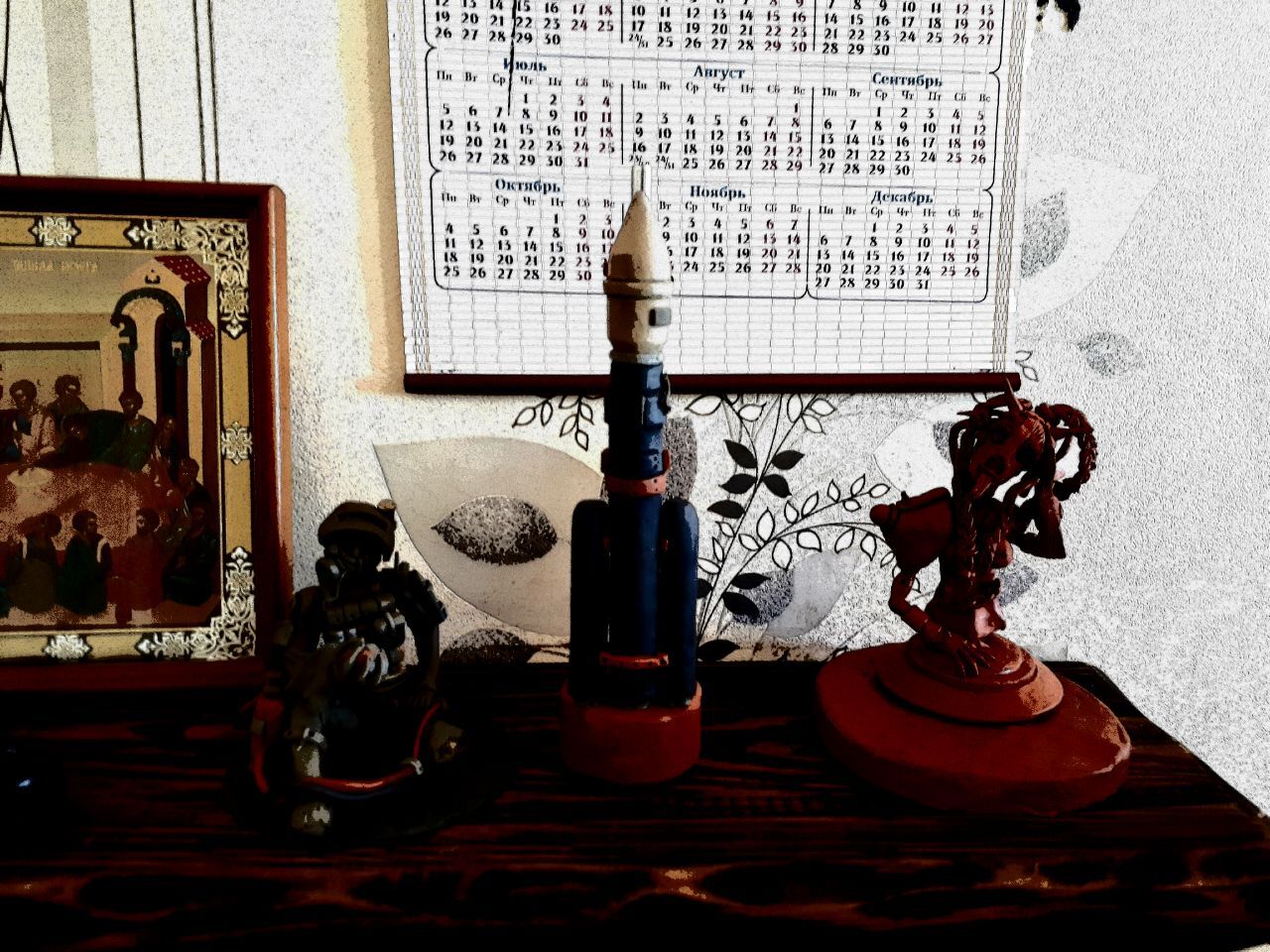 Hello friends! Medium rocket Nebo-1, for launching communication satellites ... - My, Sculptural plasticine, Rocket launch, Space is simple, 3D modeling, Longpost