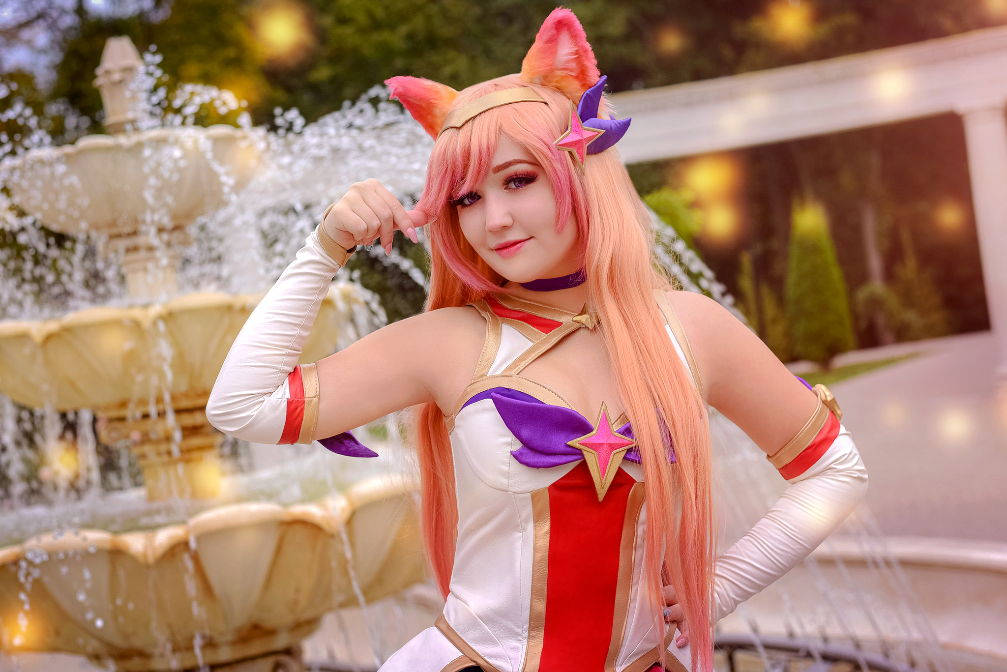 League of Legends Ahri and Soraka cosplay RosEl - My, Cosplay, League of legends, Riot games, Soraka, Ahri, Tula, Longpost