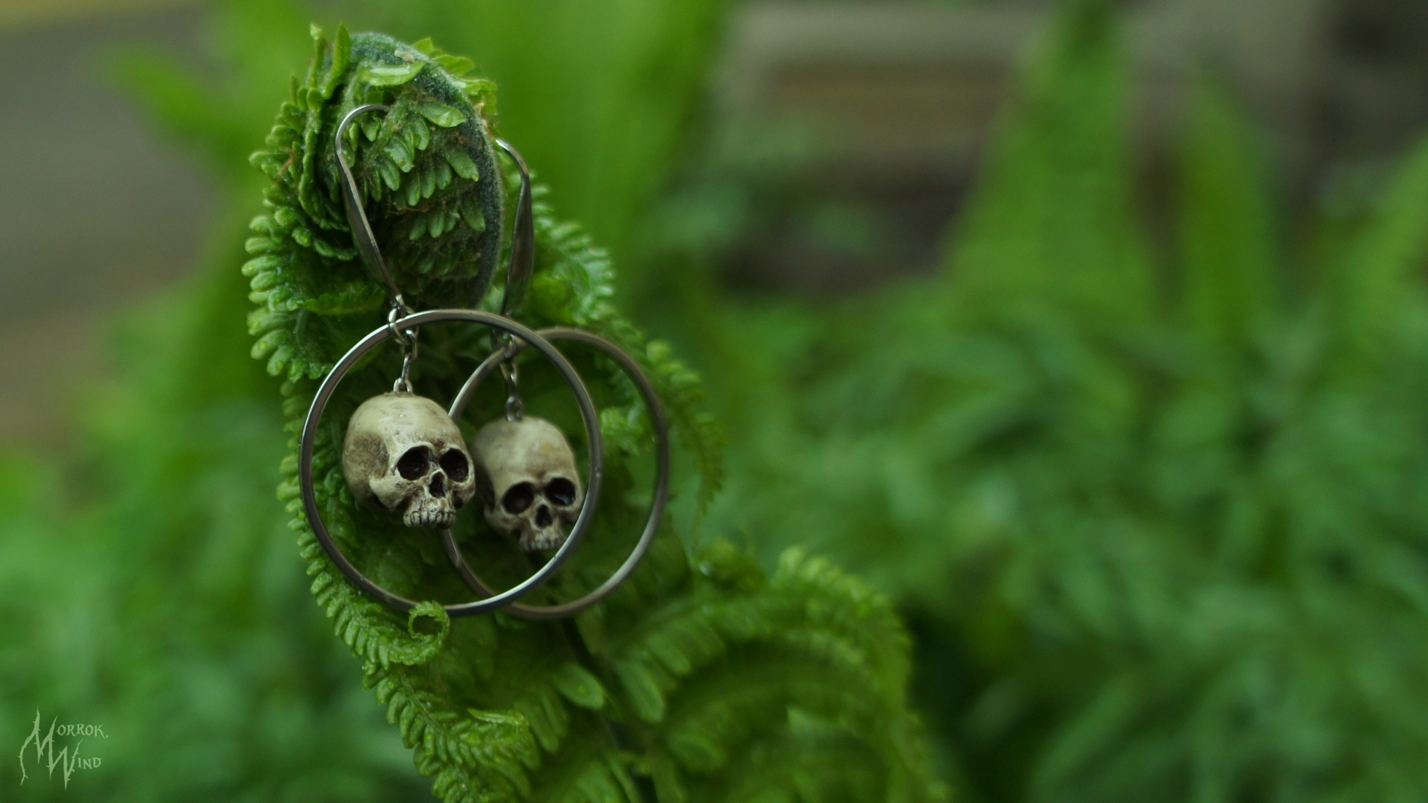 Earrings with miniature skulls - My, Polymer clay, Needlework without process, Scull, Earrings