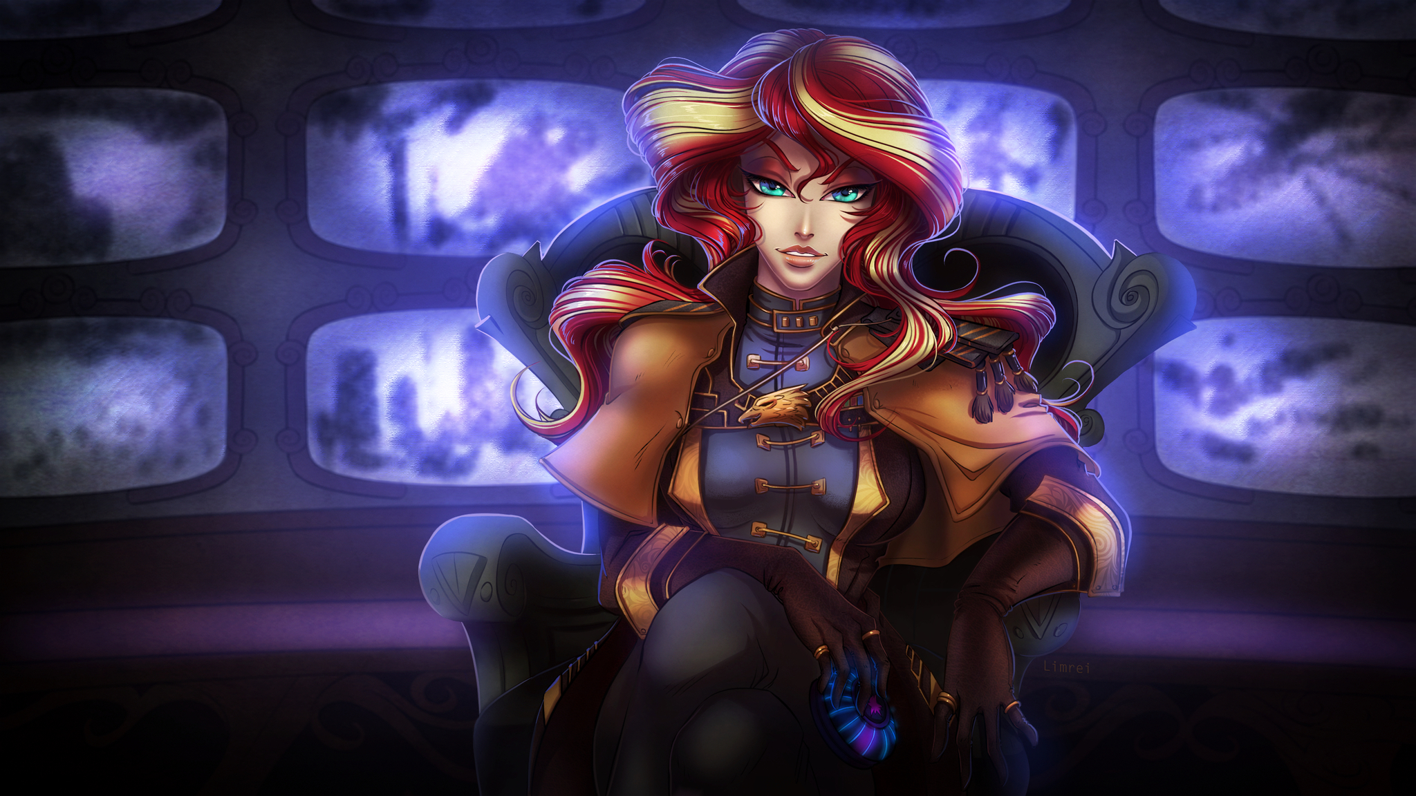 Заката императрица Доминиона! - My Little Pony, Кроссовер, Starcraft, Sunset Shimmer, Limreiart