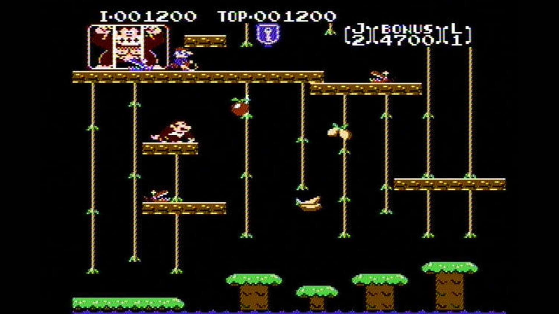 61 Обзор Donkey Kong Jr. (1982) | Пикабу