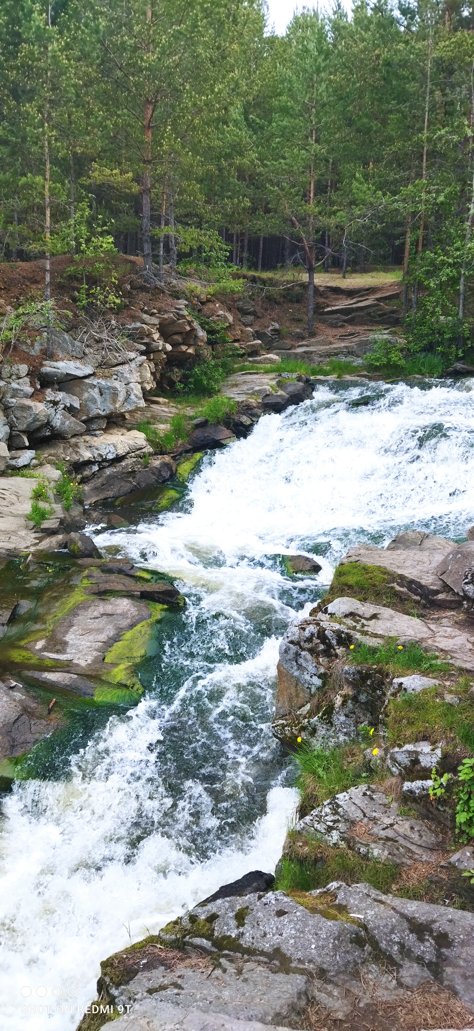 Waterfall - My, Mobile photography, Nature, Longpost, Sverdlovsk region