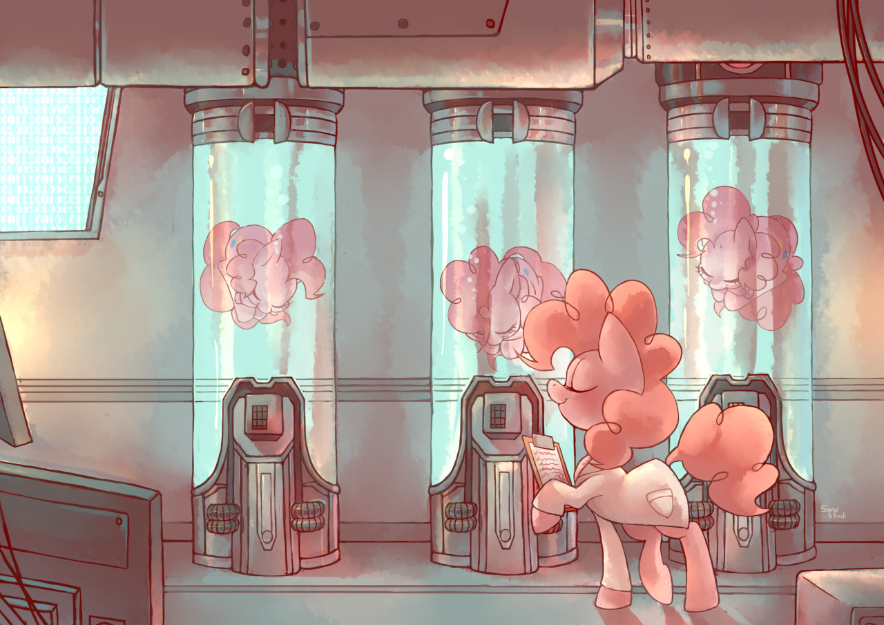 Pinky's secret lab - My little pony, PonyArt, Pinkie pie