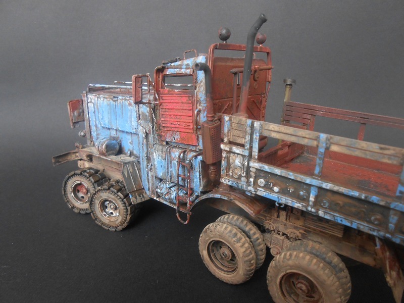 Bad Load - Stand modeling, Modeling, Scale model, Post apocalypse, Truck, Auto, Homemade car, Karopka, Longpost