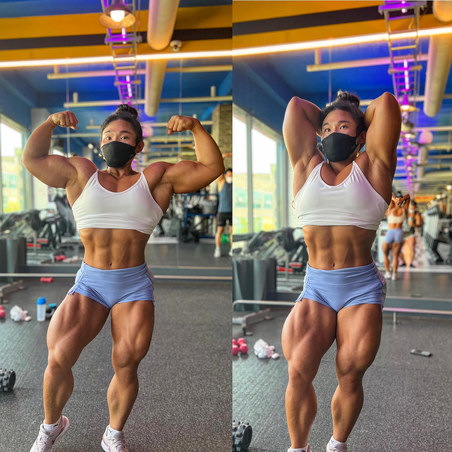 Eunhee Kang (@eheekang) - Eunhee Kang, Strong girl, Sleep-Sleep, Extreme muscles, Asian, The photo, Body-building, Bodybuilders, Sports girls, Girls, Video, Vertical video, Longpost