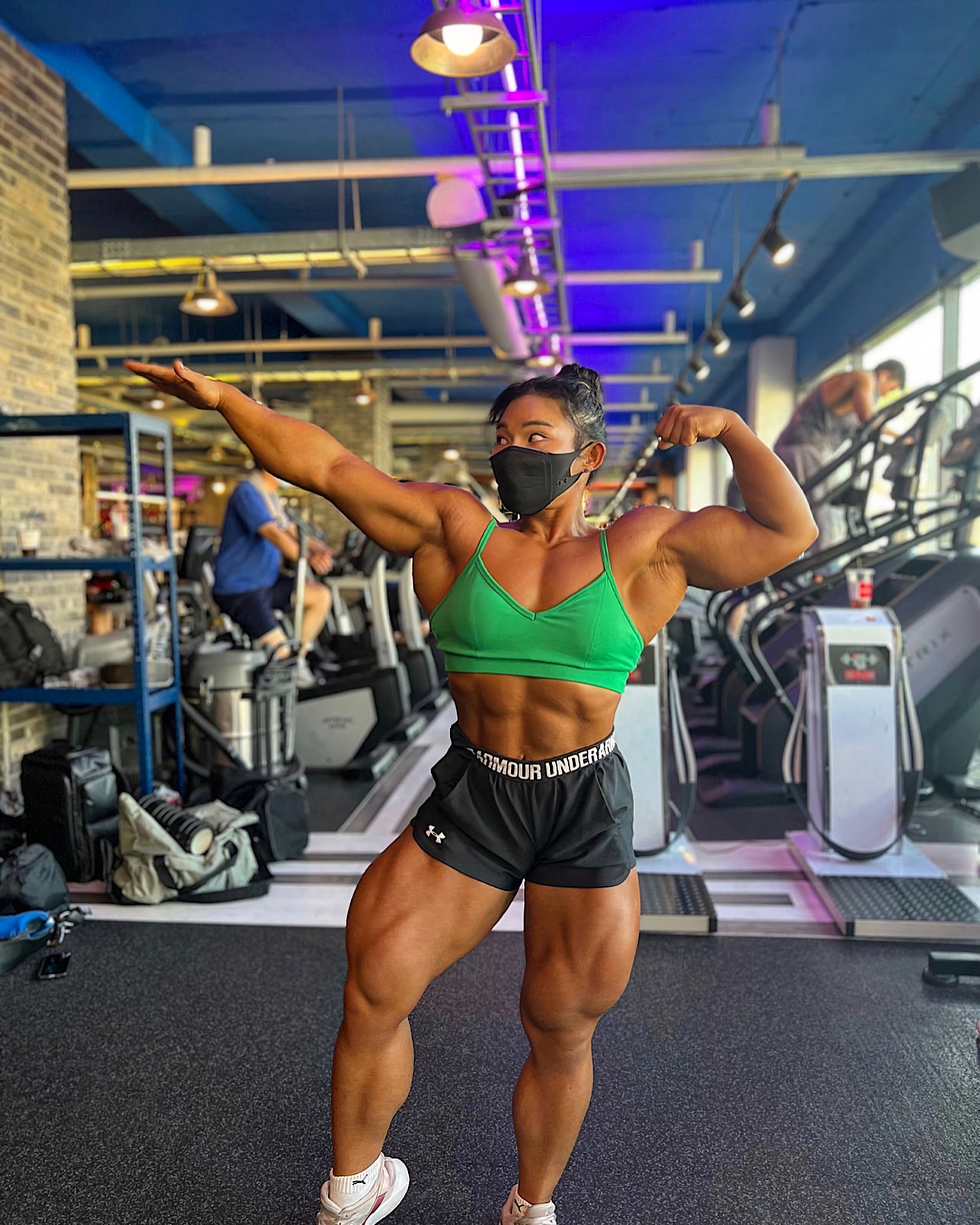 Eunhee Kang (@eheekang) - Eunhee Kang, Strong girl, Sleep-Sleep, Extreme muscles, Asian, The photo, Body-building, Bodybuilders, Sports girls, Girls, Video, Vertical video, Longpost