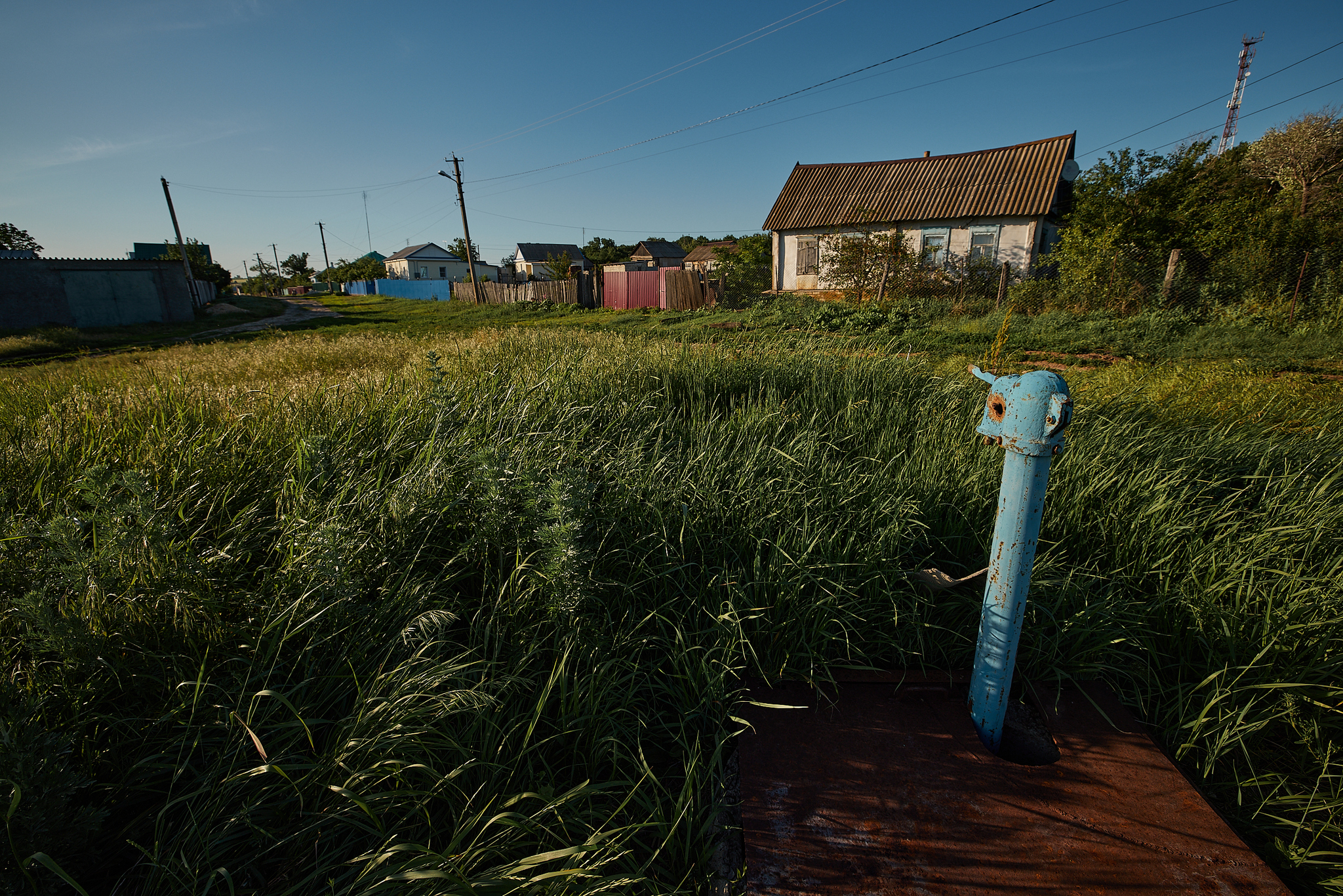 Village spaces. Volgograd region - My, The photo, Nature, Volgograd region, Sky, Sunset, Clouds, Field, Longpost