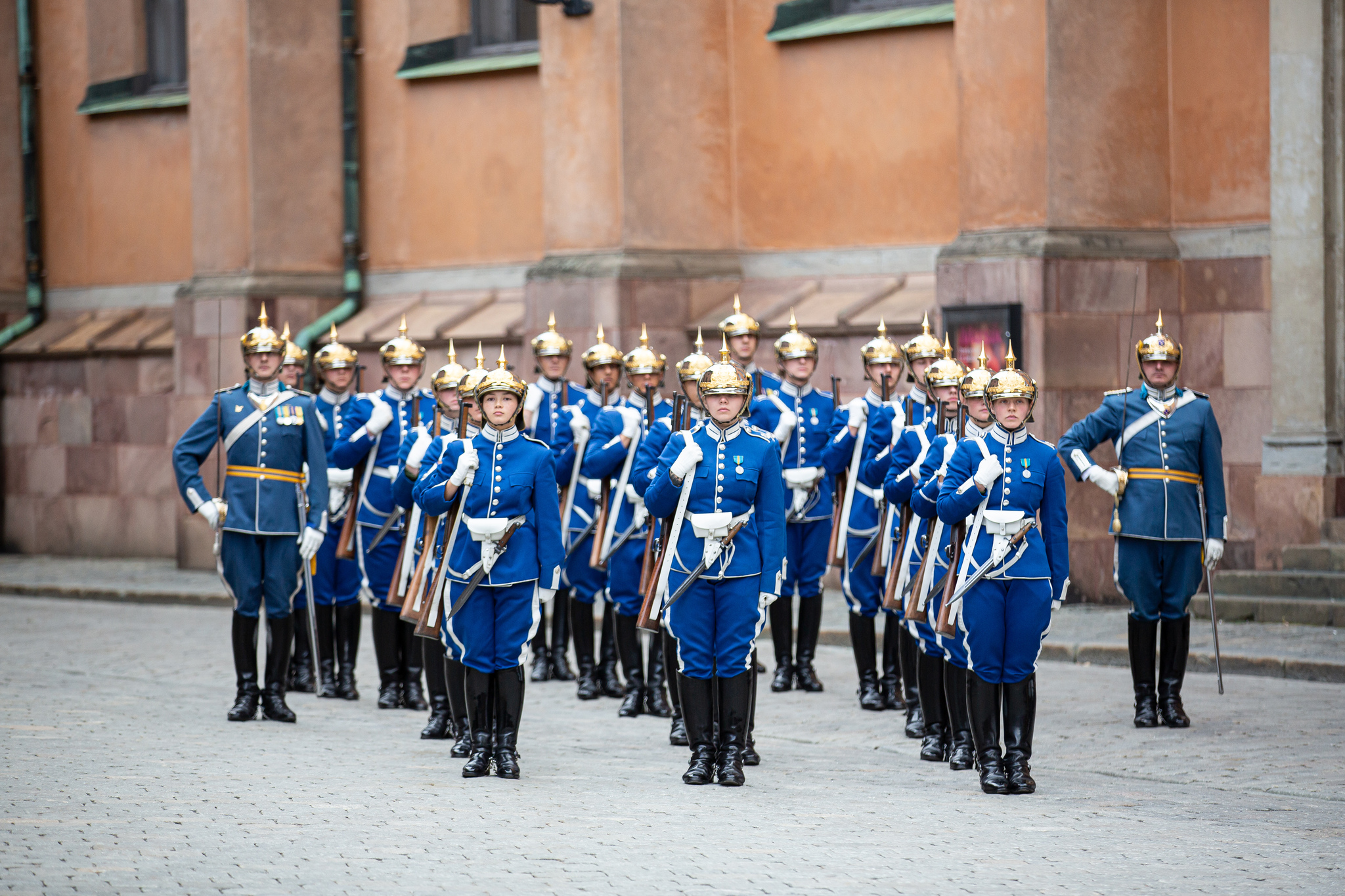 Changing of the Guard in Stockholm, Sweden