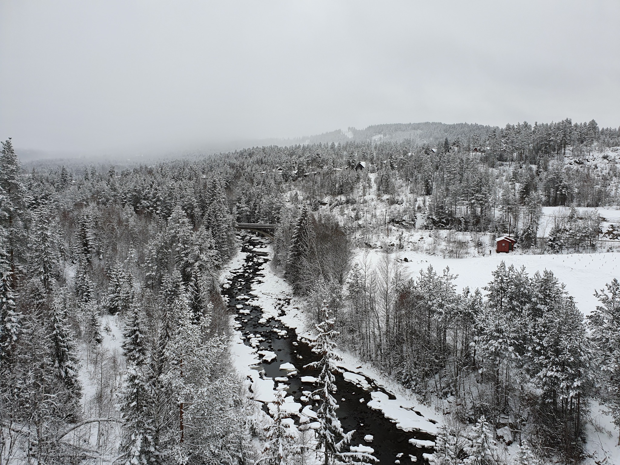 Winter in Norway - My, The photo, Video, Snowfall, Winter, Norway, Beginning photographer, Street photography, Soundless, Longpost