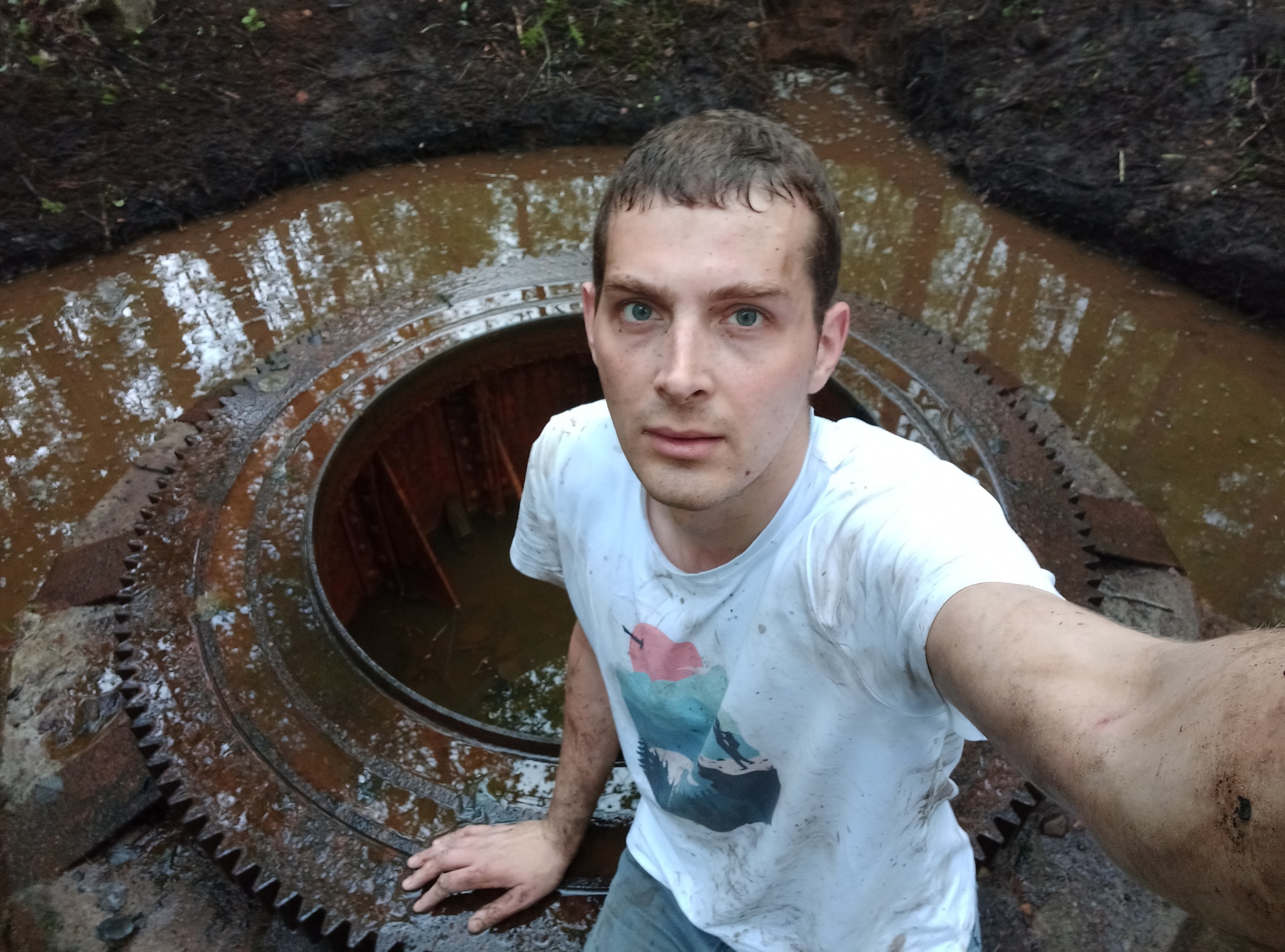 General cleaning at the marine battery in the forest of the Leningrad region - My, Leningrad region, The Great Patriotic War, Baltic Fleet, Monument, Longpost