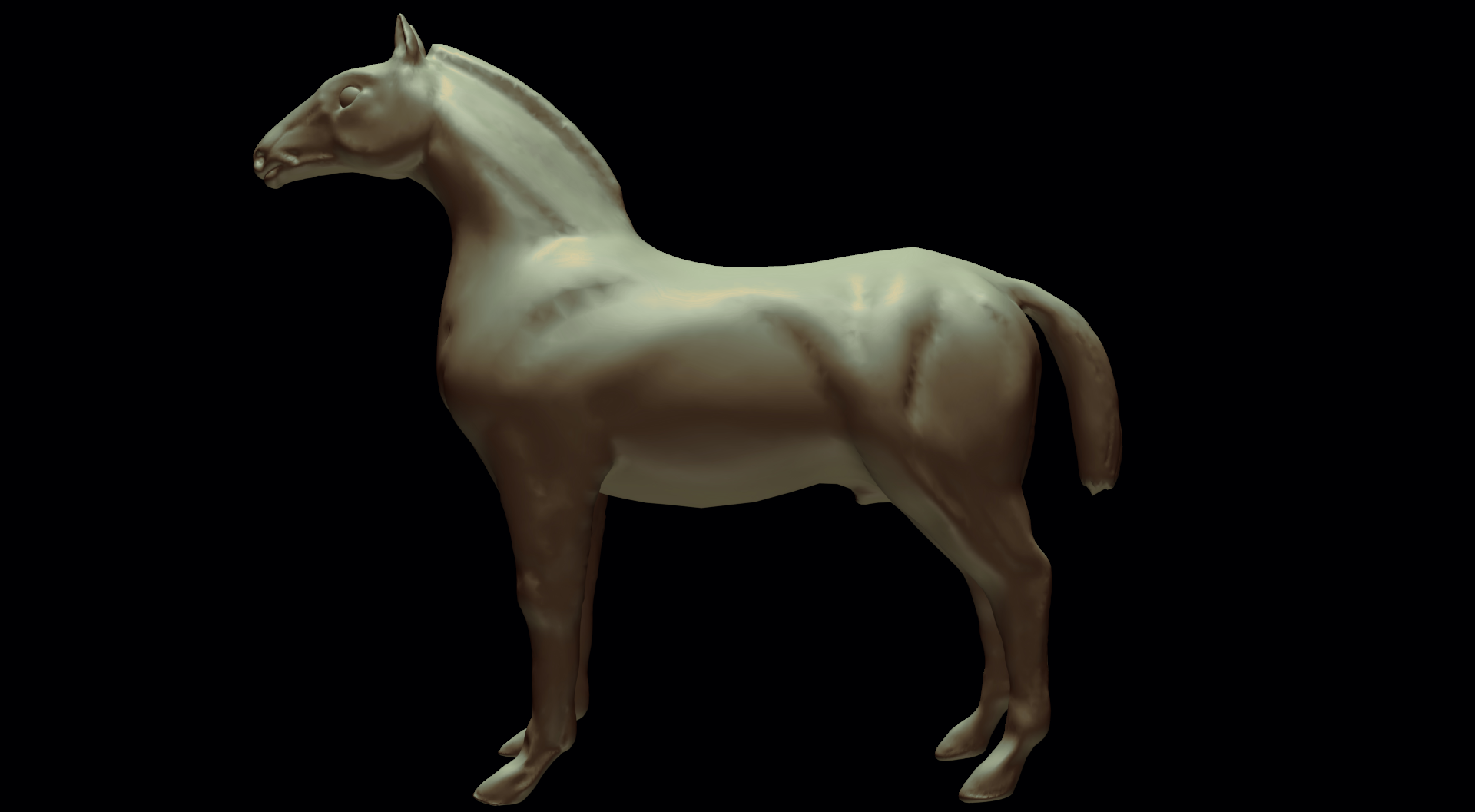 I made a horse (in Sculptris) - My, Sculptris, Horses, Longpost