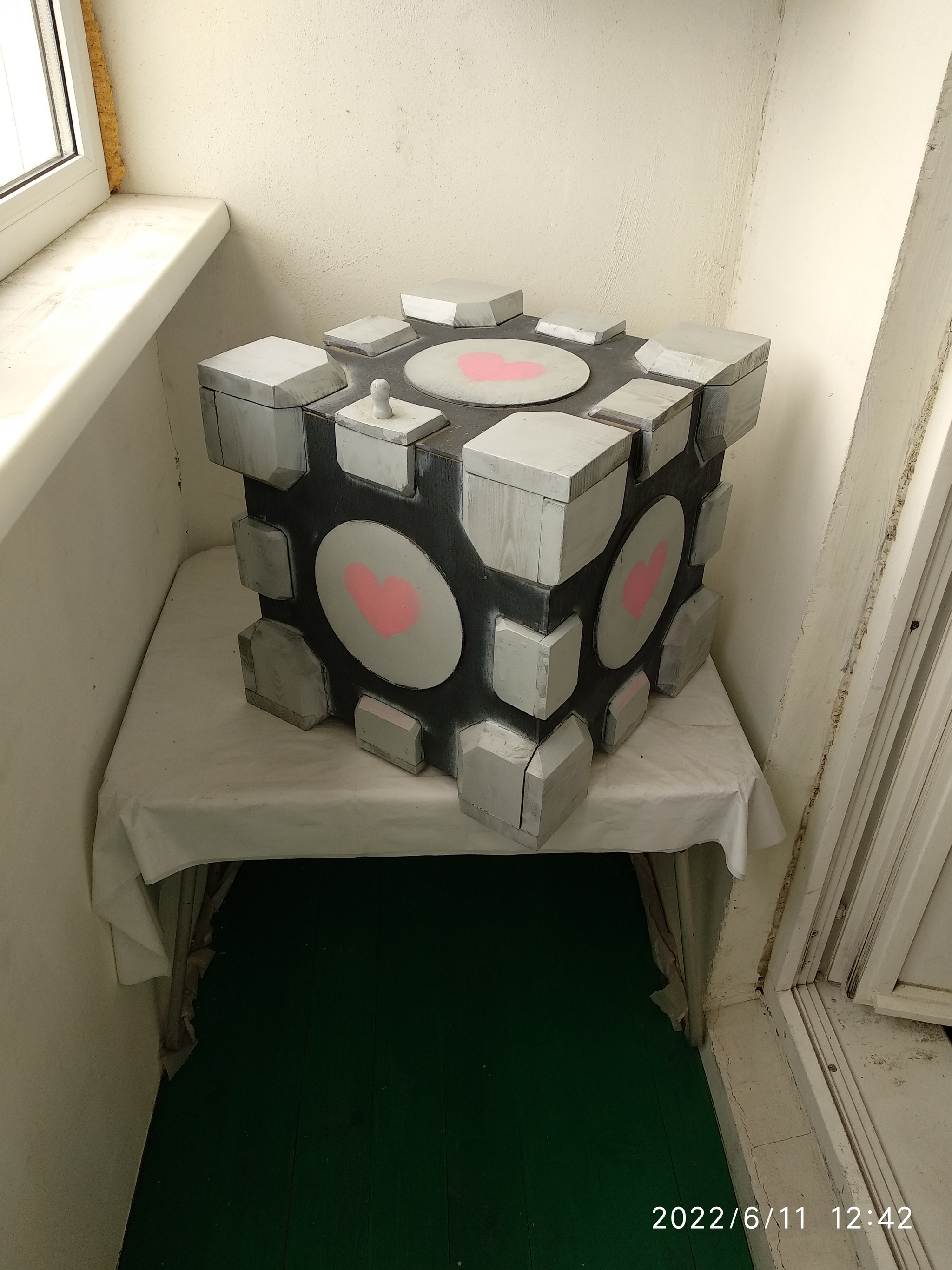 companion cube - My, Portal, Cube Companion, Homemade, Box, Toys