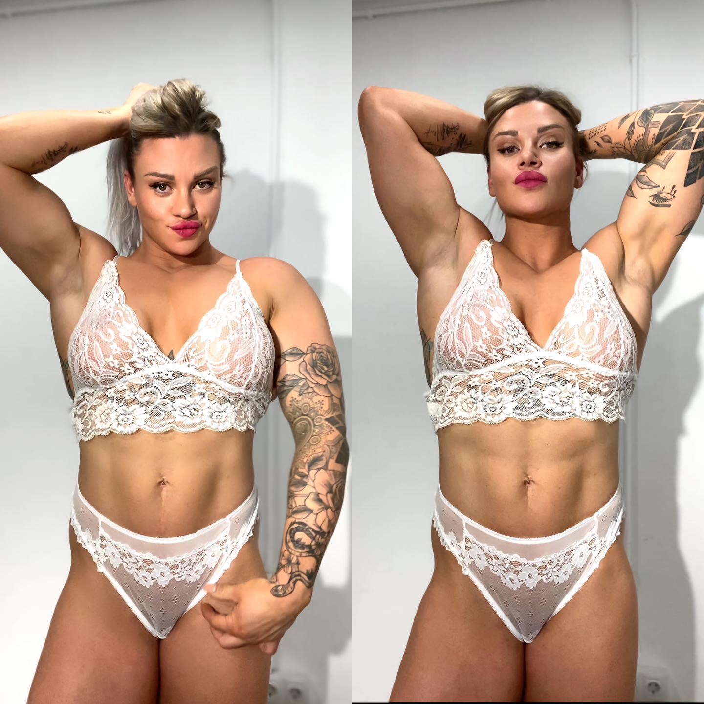 Vera Schroeder (@verininini) - NSFW, Vera Schroeder, Strong girl, Sleep-Sleep, The photo, Girls, Sports girls, Body-building, Bodybuilders, Video, Vertical video, Longpost