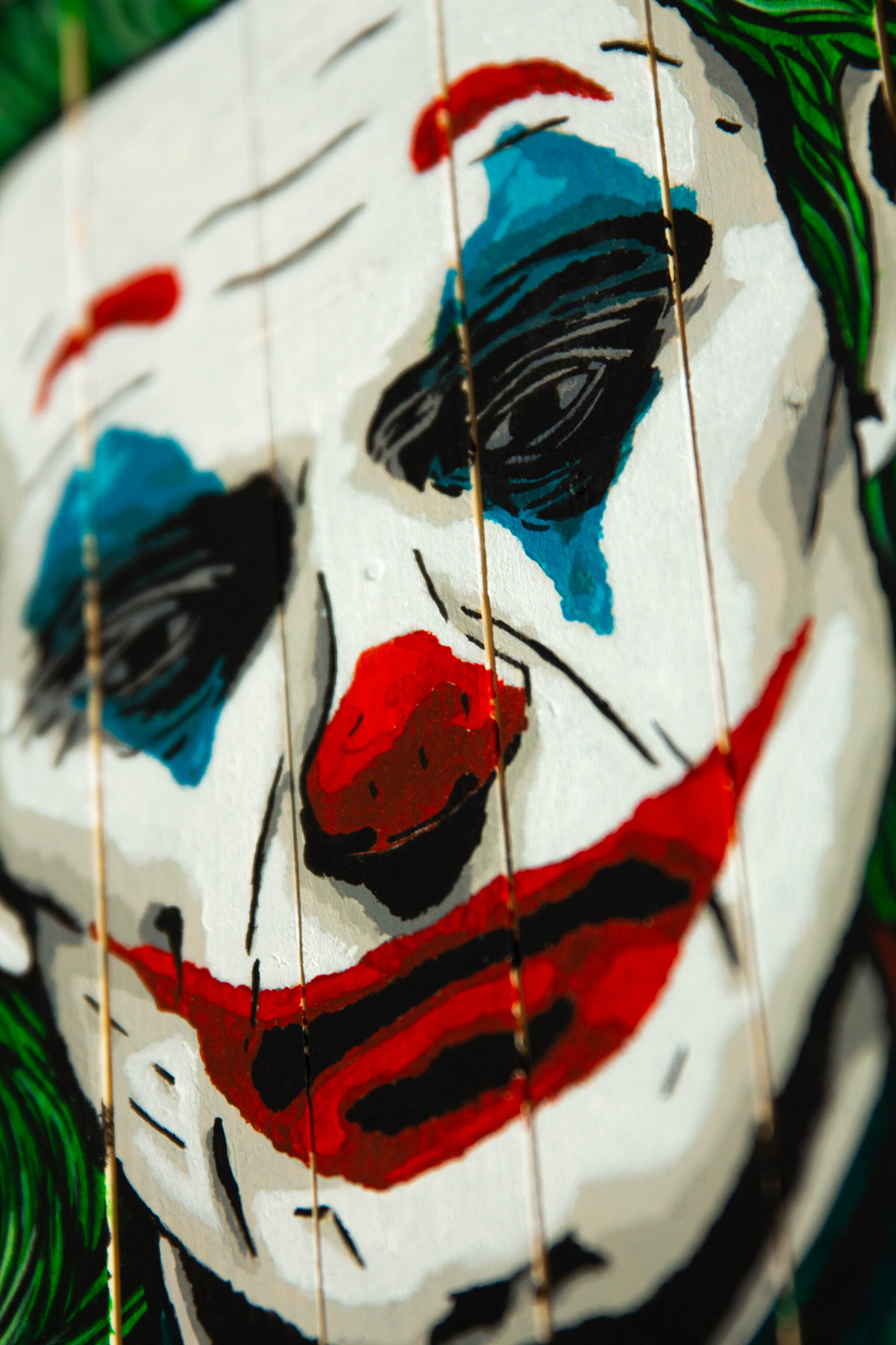 Joker. - My, Modern Art, Handmade, Painting, Design, Art, Joker, Gotham, Acrylic, Decor, Painting, Interior, Longpost